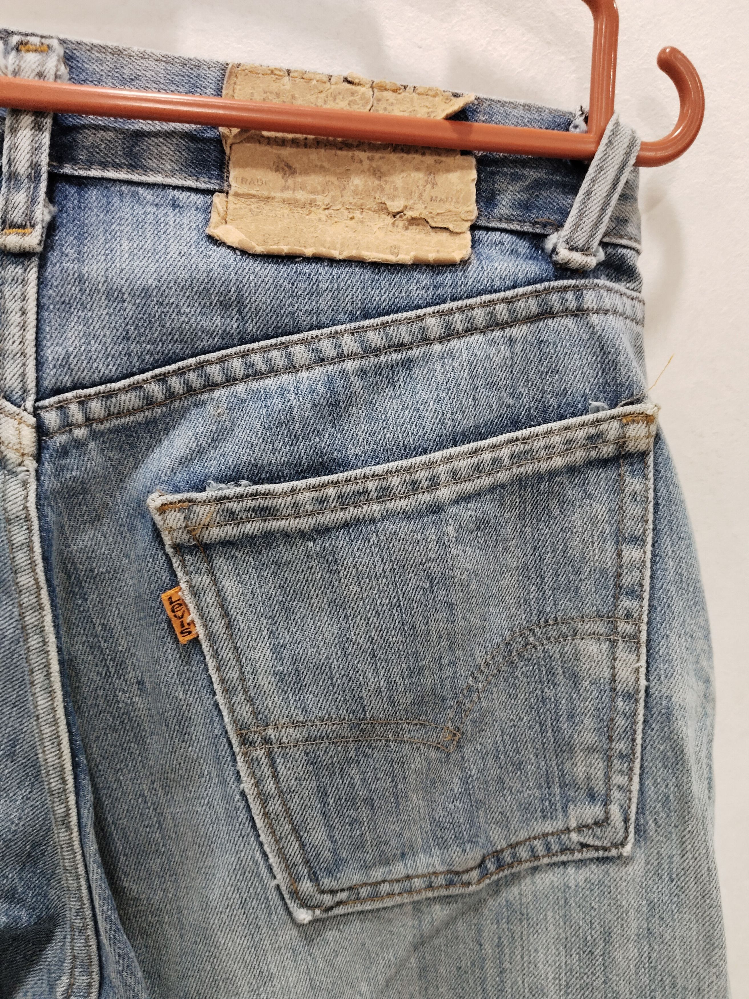 Levi's × Levi's Vintage Clothing × Vintage Vintage 80s Levis Orange Tag Faded Jeans Size US 30 / EU 46 - 3 Thumbnail
