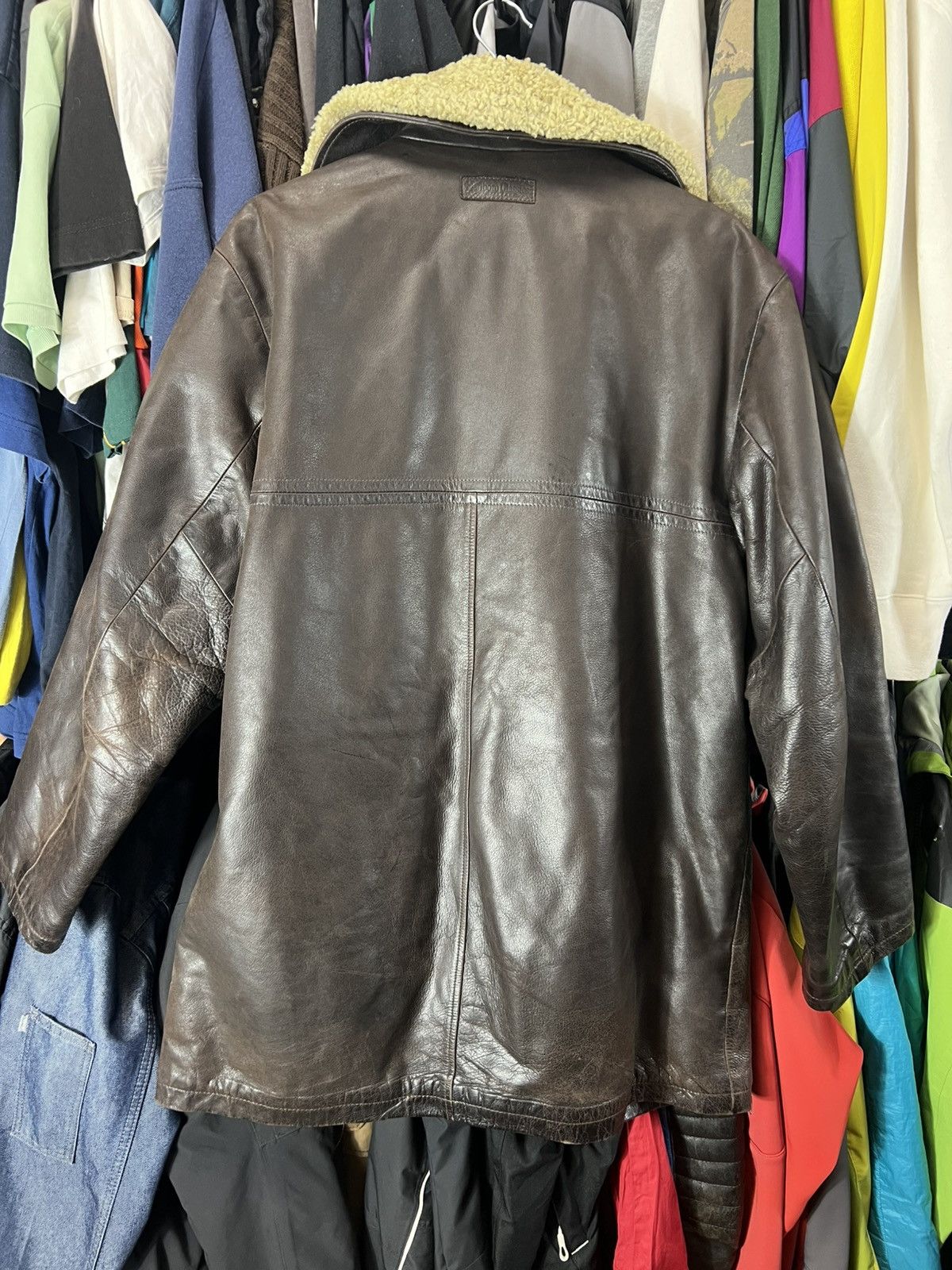 Marlboro Vintage Malboro Fur Leather Hype Y2K Jacket Size US XL / EU 56 / 4 - 12 Thumbnail