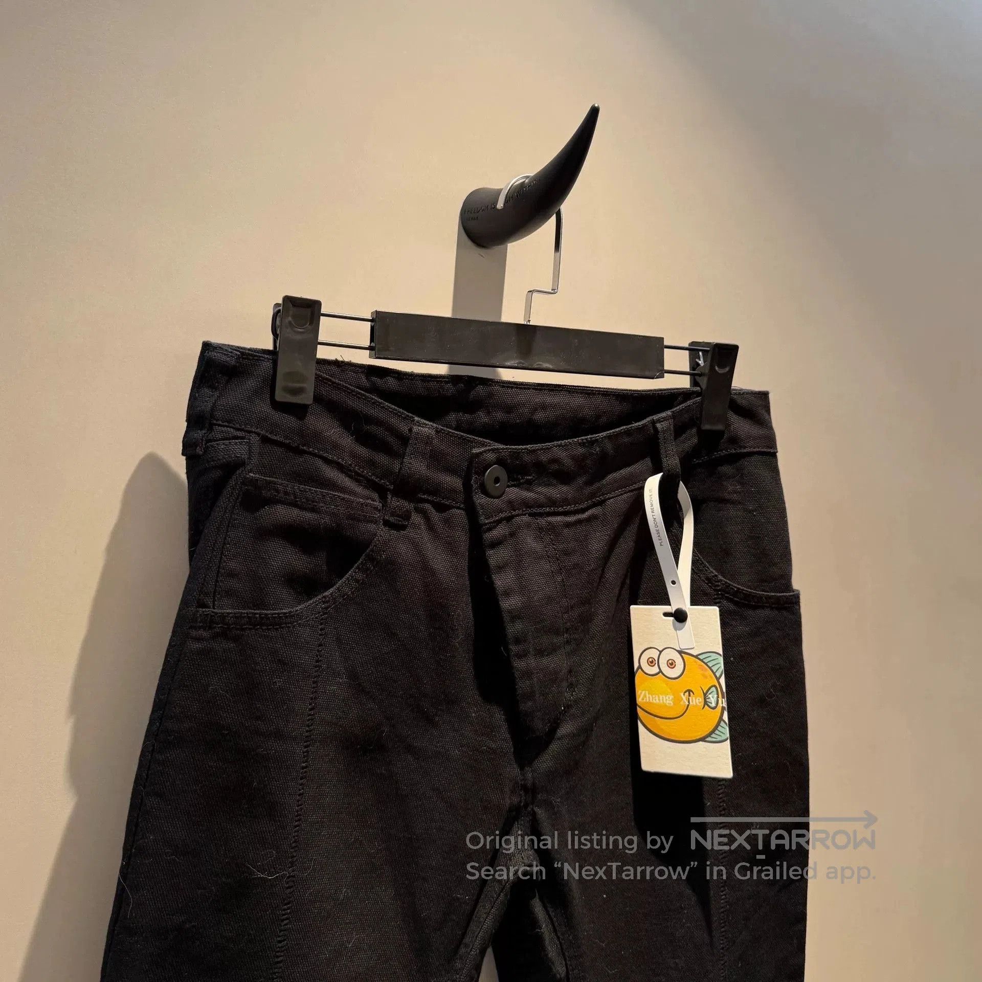 Boris Bidjan Saberi boris bidjan saber unique black trousers. Size US 41 - 2 Thumbnail