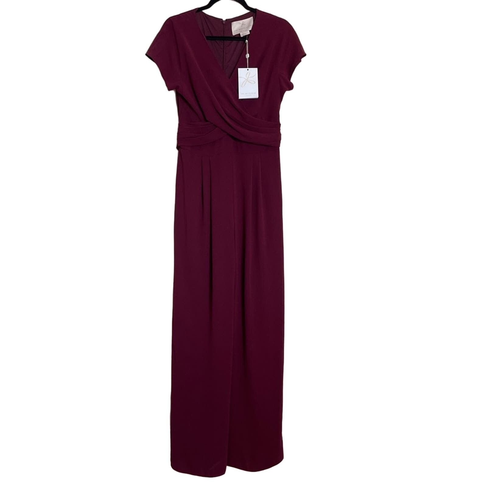 Other Gal Meets Glam Delaney Crossover Wrap Jumpsuit Size 30" / US 8 / IT 44 - 7 Thumbnail