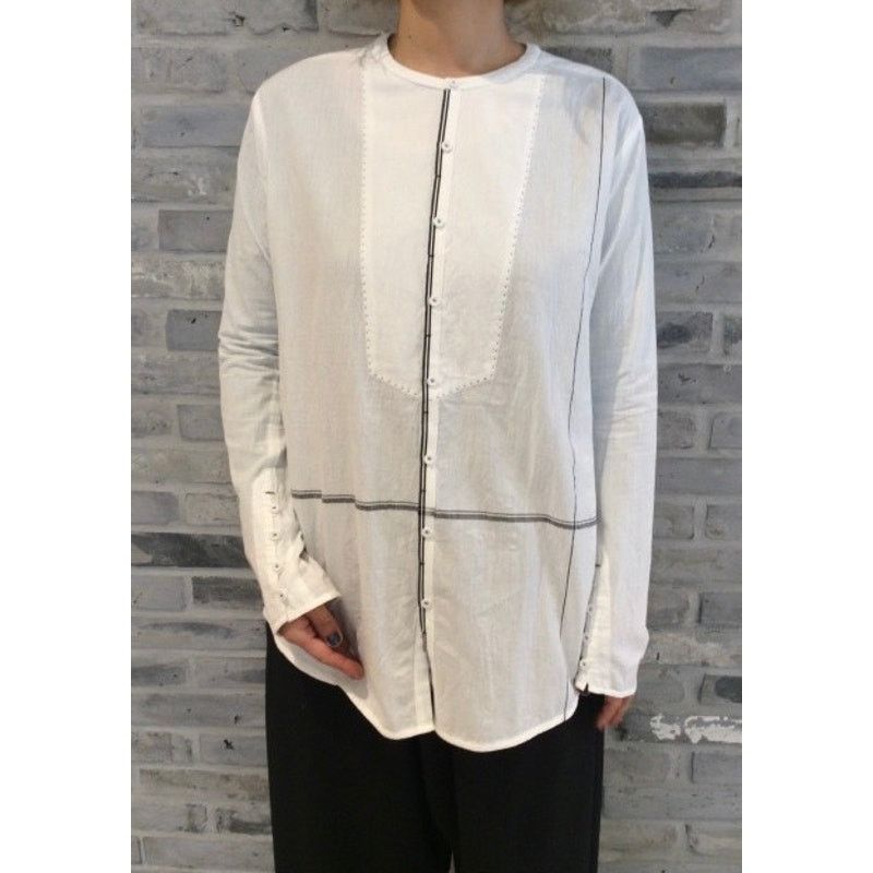 Pas de Calais Pas de Calais Indian Khadi Panel Blouse size 34FR/XS $378 Size XS / US 0-2 / IT 36-38 - 1 Thumbnail