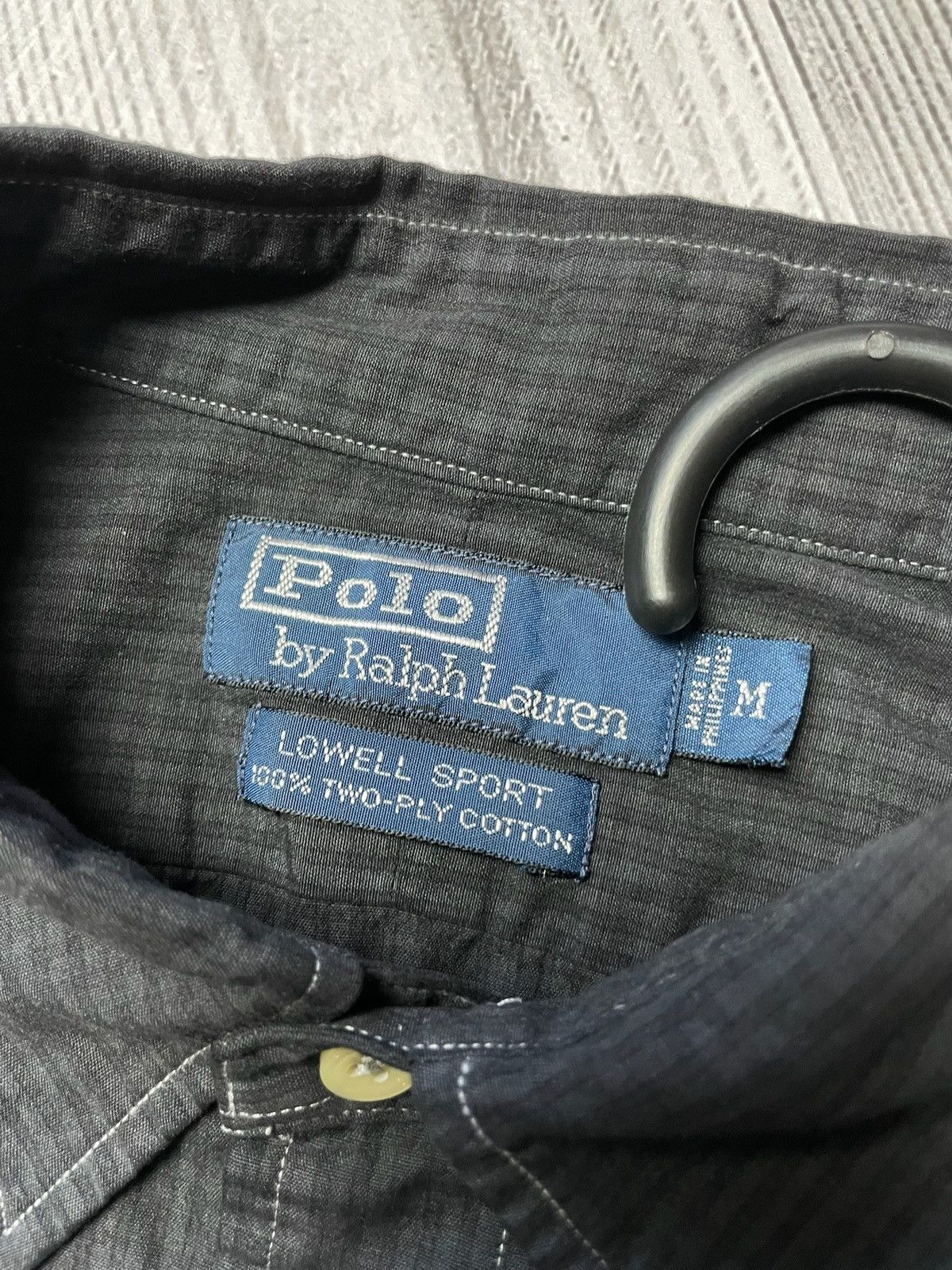 Polo Ralph Lauren × Vintage Vintage polo Ralph Lauren black shirt size M Size US M / EU 48-50 / 2 - 3 Thumbnail