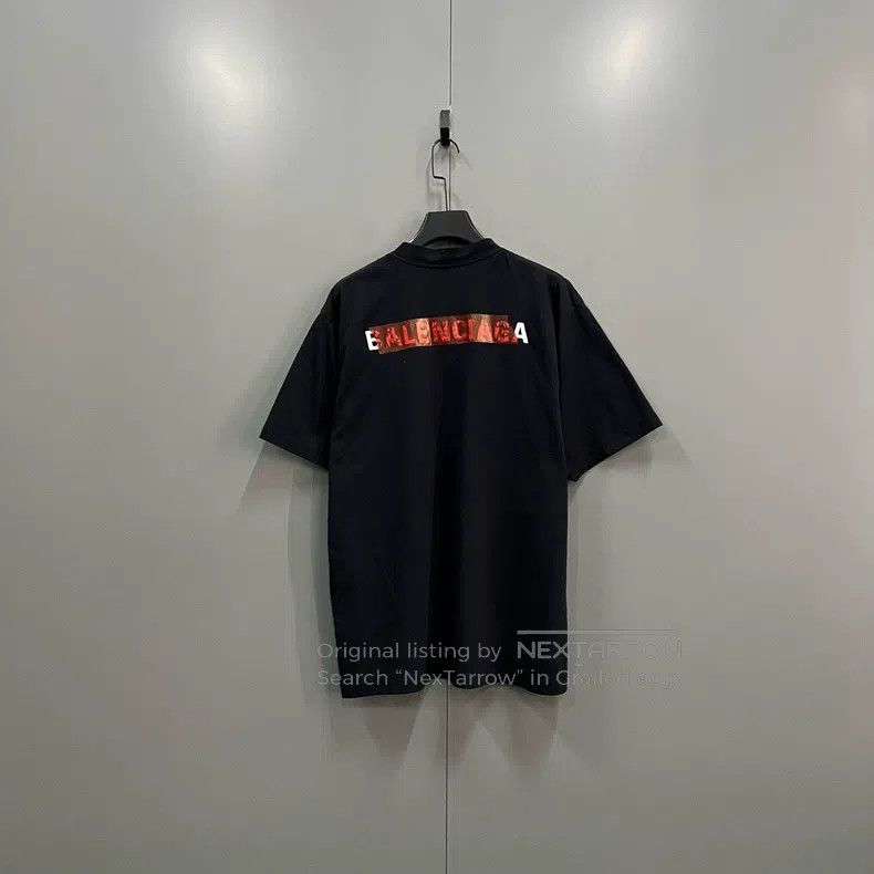 Balenciaga Balenciaga Tape back alphabet short sleeve Size US S / EU 44-46 / 1 - 2 Thumbnail