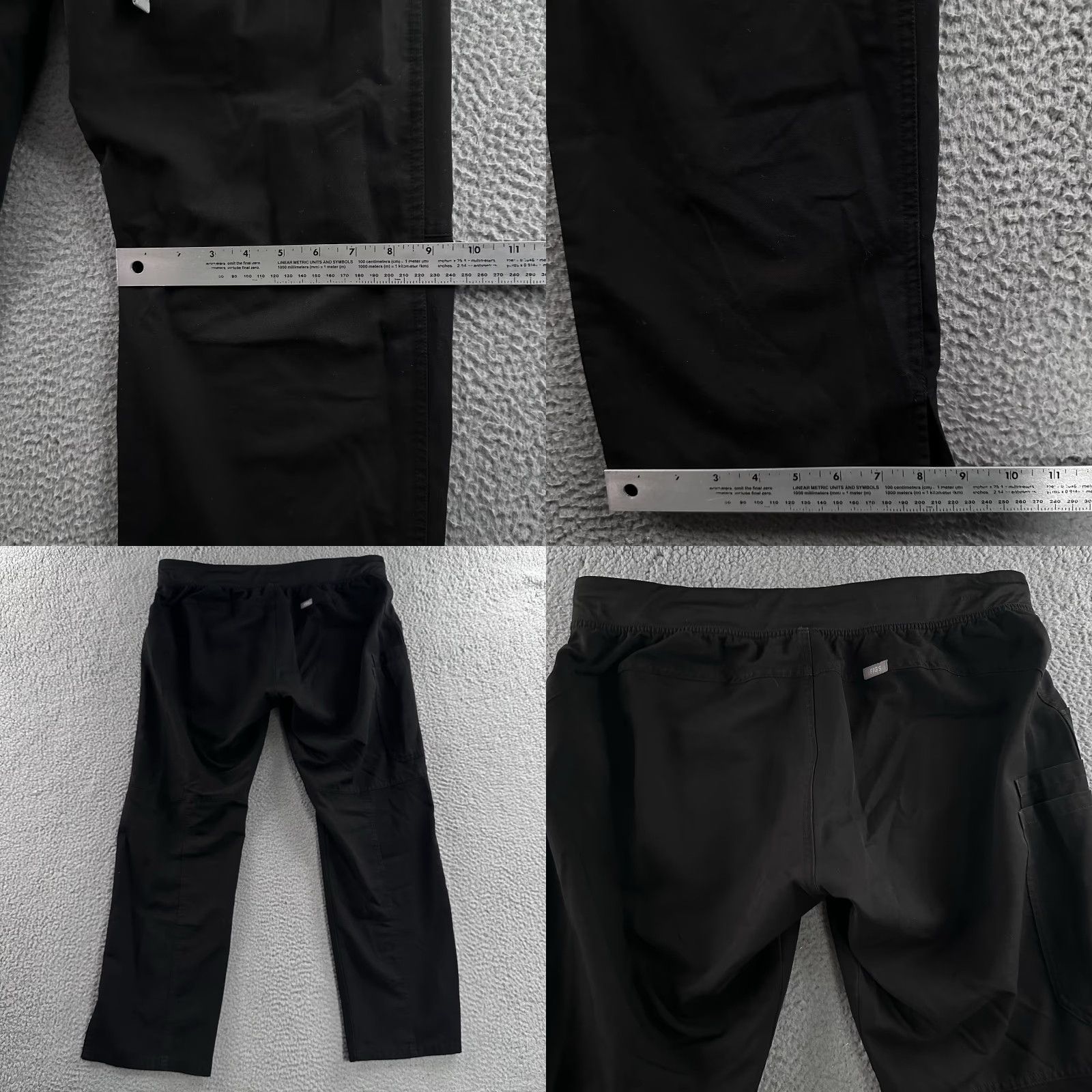 Vintage Figs Scrubs Mens XL Black Kade Cargo Technical Collection Polyester Blend Shirt Mens Size US 36 / EU 52 - 9 Thumbnail