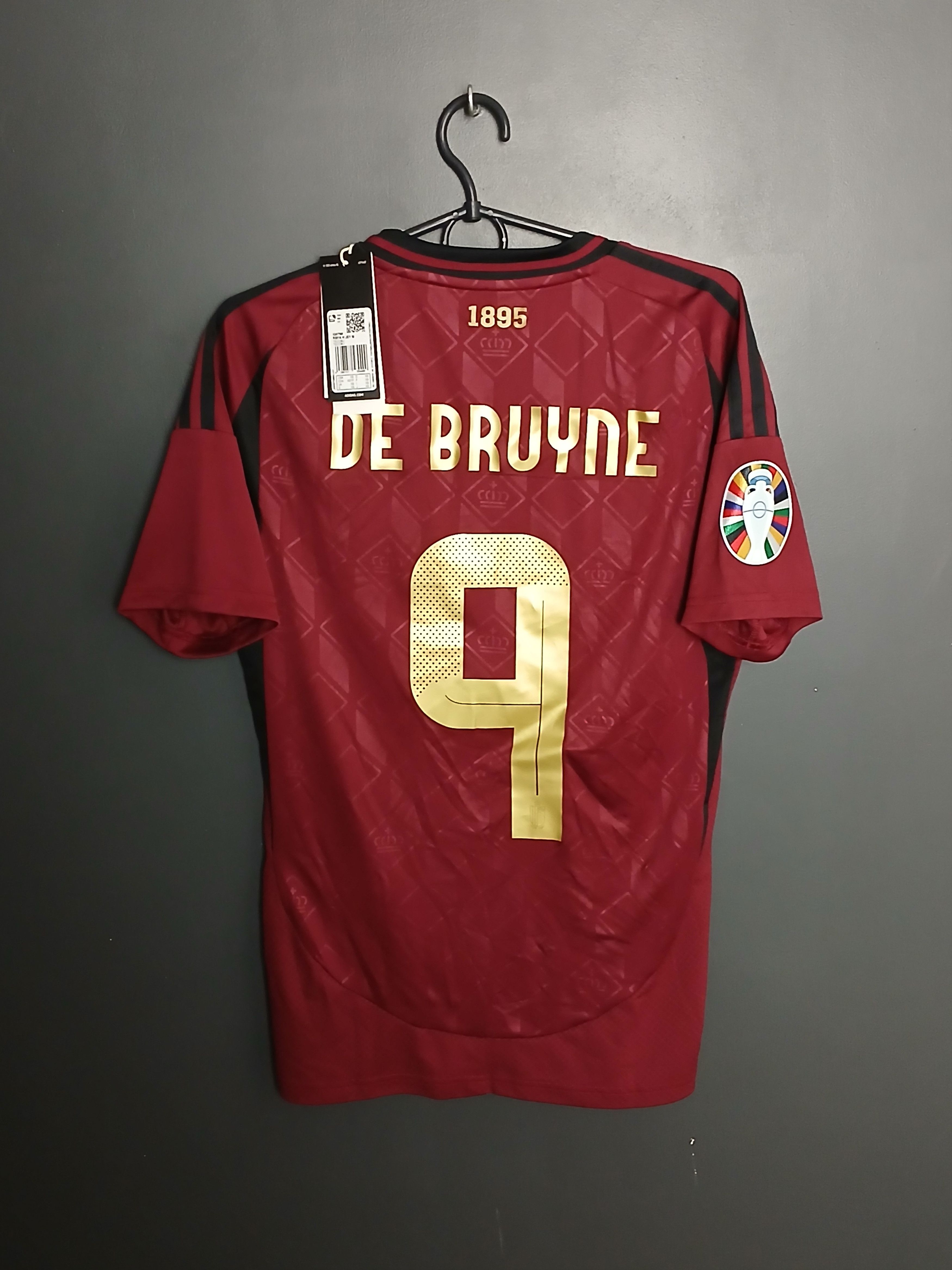 Adidas New Belgium 2024 Home De Bruyne Football Jersey T-Shirt Size US XS / EU 42 / 0 - 1 Thumbnail