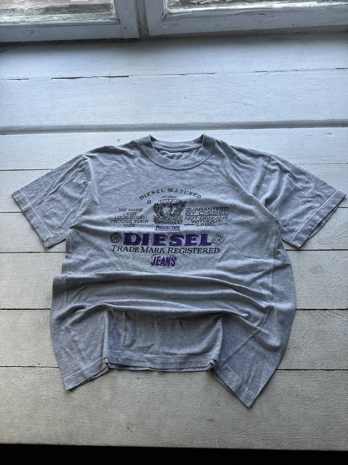 Diesel 🚨DIESEL AVANT GARDE ARCHIVE VINTAGE BIG LOGO T-SHIRT Y2K TEE Size US L / EU 52-54 / 3 - 1 Thumbnail