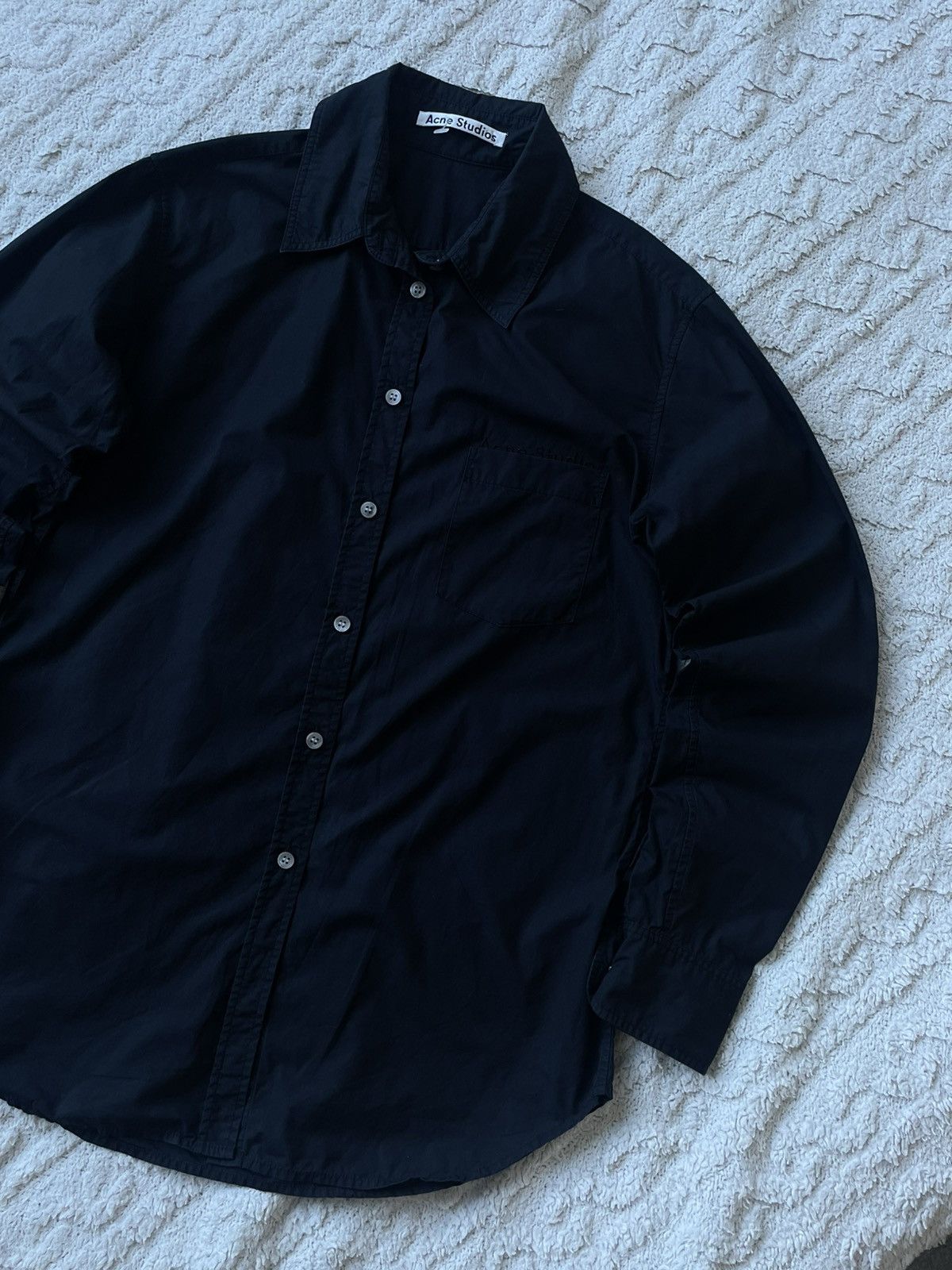 Acne Studios Vintage acne studios Shirt with embroidered logo women small Size S / US 4 / IT 40 - 4 Thumbnail
