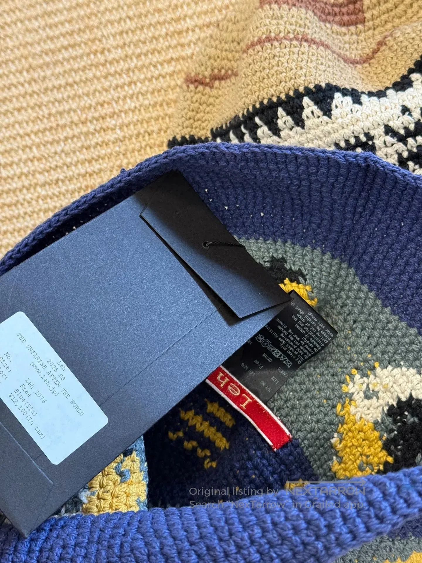 Other LEH CRUSHER Handwoven Fisherman Hat. Size ONE SIZE - 3 Thumbnail
