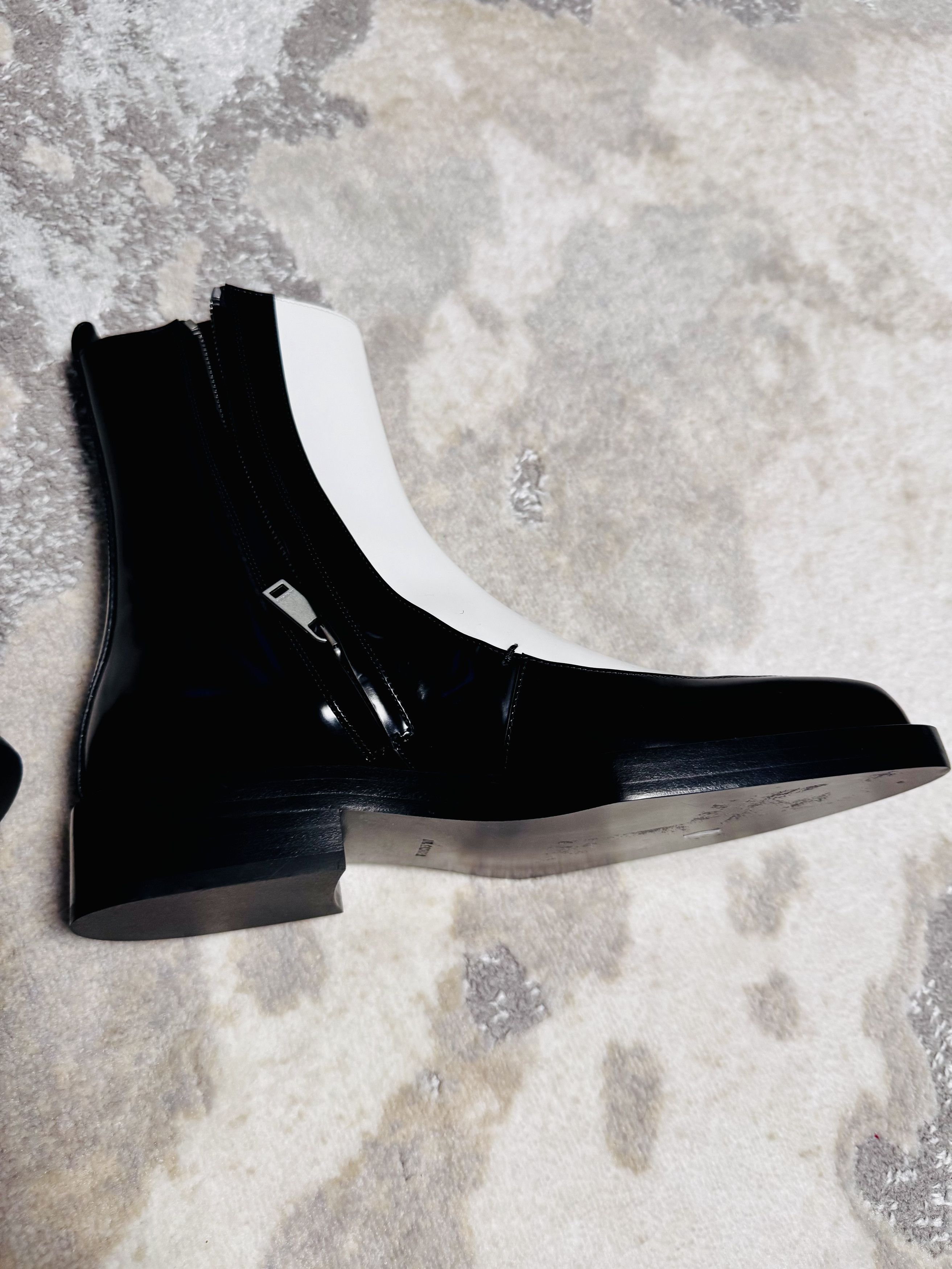 Jil Sander Black and White Pointed Ankle boots Jil Sander Size US 6 / IT 36 - 5 Thumbnail