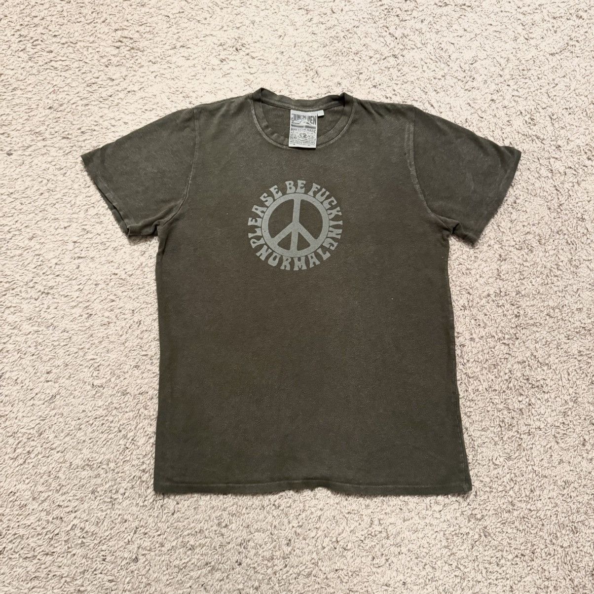 Jungmaven Jungmaven Please Be Fucking Normal Peace Tee L Size US L / EU 52-54 / 3 - 4 Thumbnail