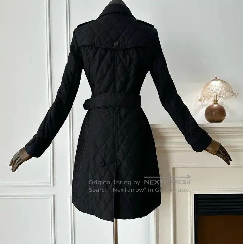 Burberry Burberry Quilted Black Cotton Women's Coat. Size M / US 6-8 / IT 42-44 - 1 Thumbnail