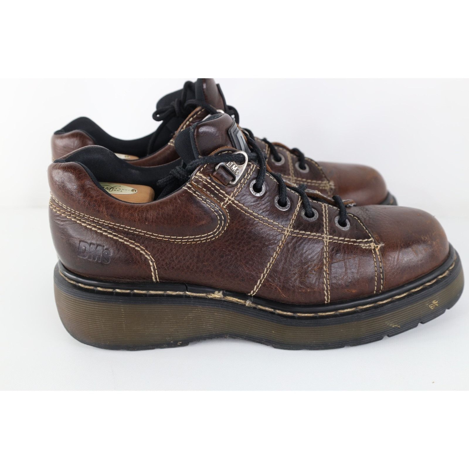 Dr. Martens Vintage 90s Dr Martens Doc Chunky Leather Platform Boots Size US 9 / EU 42 - 4 Thumbnail