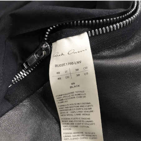 Rick Owens RU02E1760LNV-09 Size US M / EU 48-50 / 2 - 3 Thumbnail