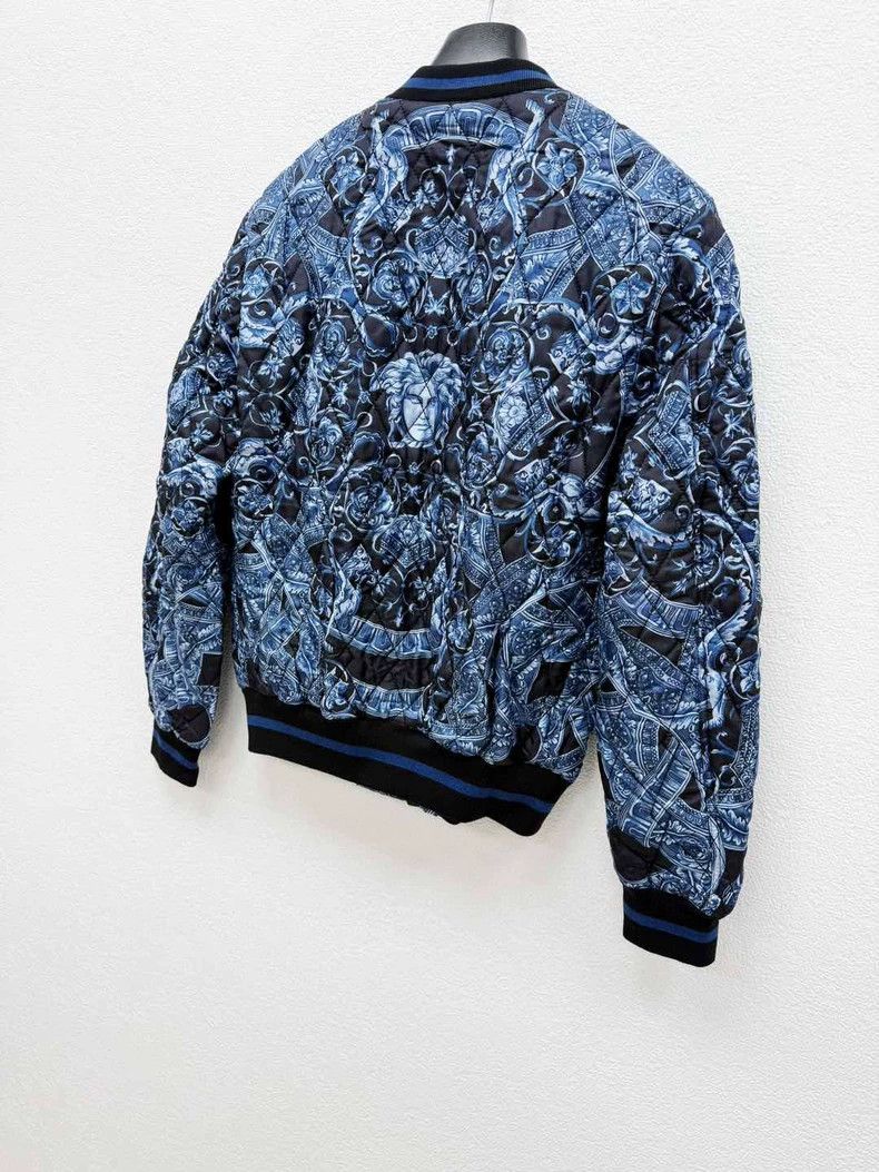 Versace Versace Mulberry silk cotton jacket Size US L / EU 52-54 / 3 - 4 Thumbnail
