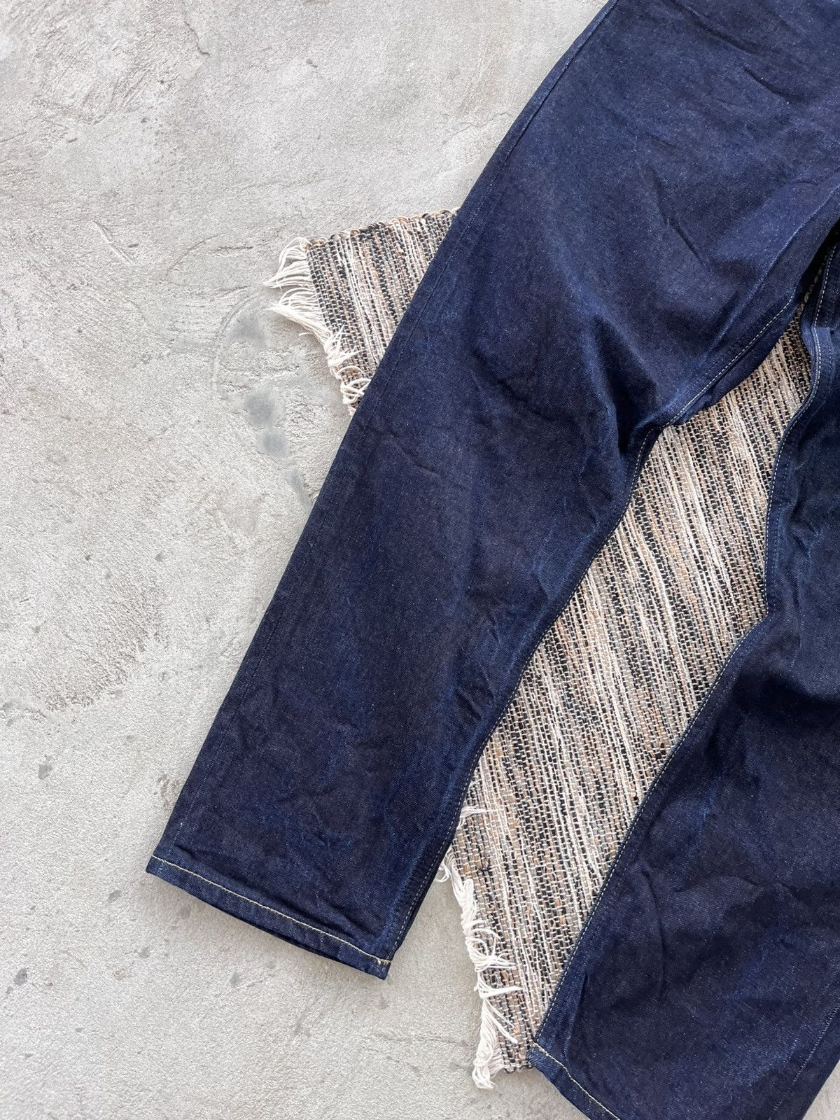 Allsaints Vintage AllSaints Jack Navy luxury Slim Selvedge Denim Jeans Size US 32 / EU 48 - 3 Thumbnail