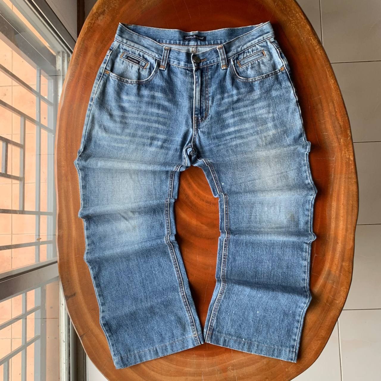 Dolce & Gabbana Vintage Dolce & Gabbana D&G Steel Pocket Blue Denim Pants Size US 35 - 2 Thumbnail