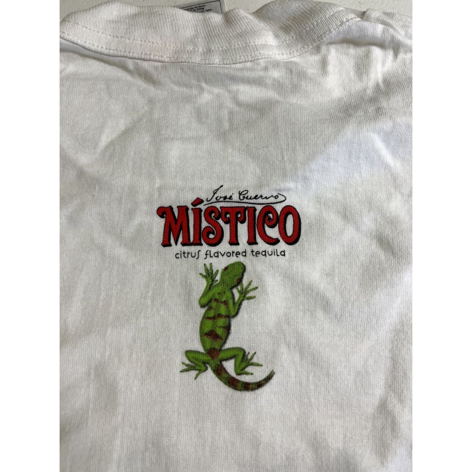 Fruit Of The Loom VINTAGE Mistico Citrus Tequila Jose Cuervo XL White T-shirt Single Stitch Booze Mens XL White Cotton Crew Neck Short Sleeve Stitched 90s Size US XL / EU 56 / 4 - 6 Thumbnail