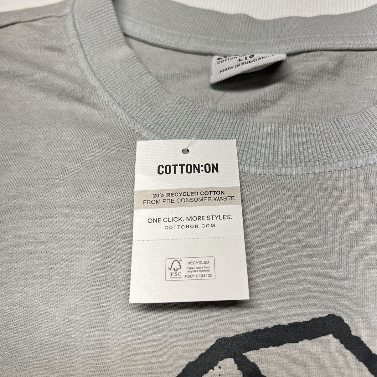 Cotton On Cotton On Recycle Tee Shirt Grey Loose Fit Bondi Earth Size US L / EU 52-54 / 3 - 7 Thumbnail