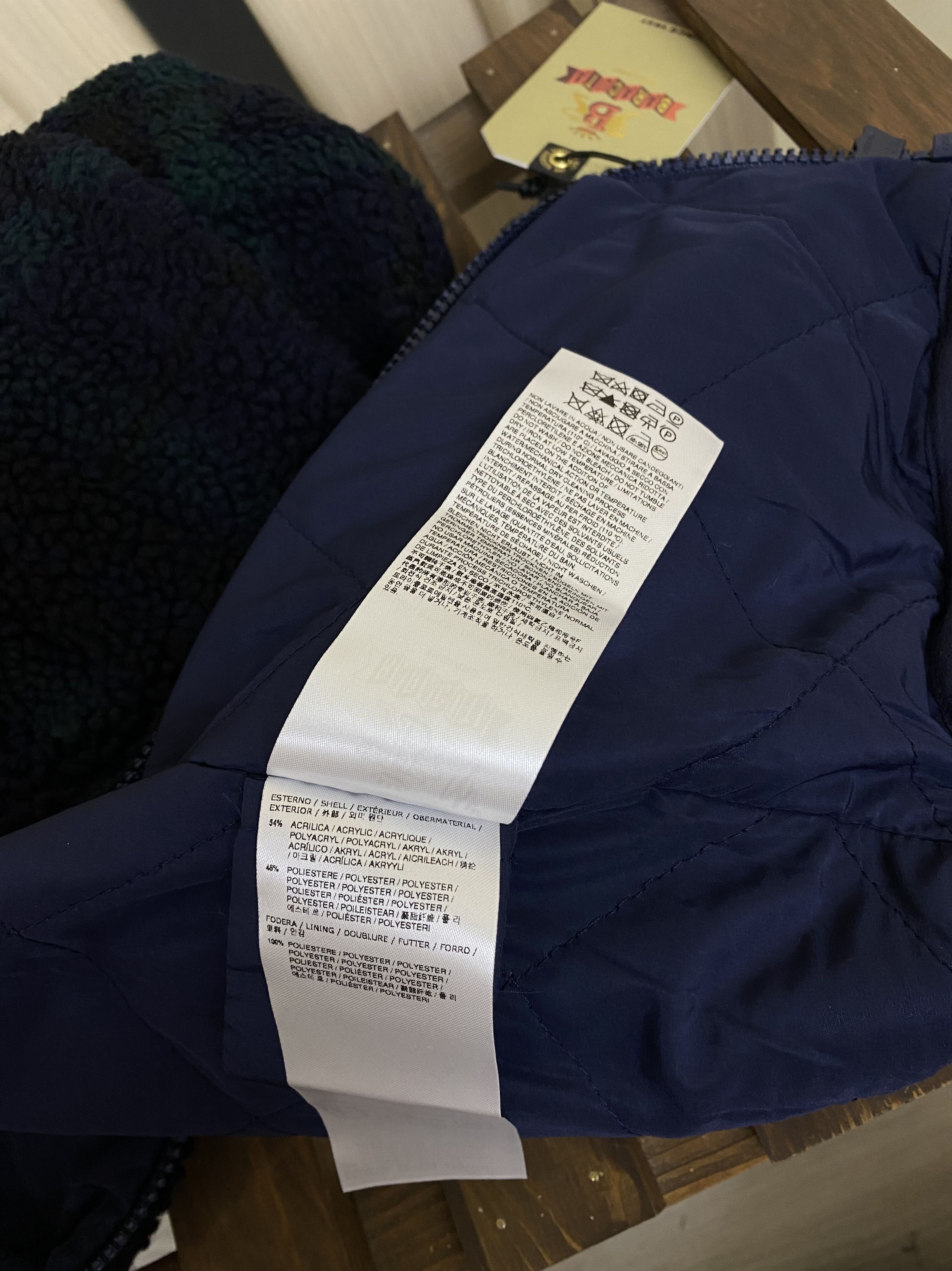 Baracuta BARACUTA CURLY FLEECE LINER VEST BLACKWATCH size L Size US L / EU 52-54 / 3 - 10 Thumbnail