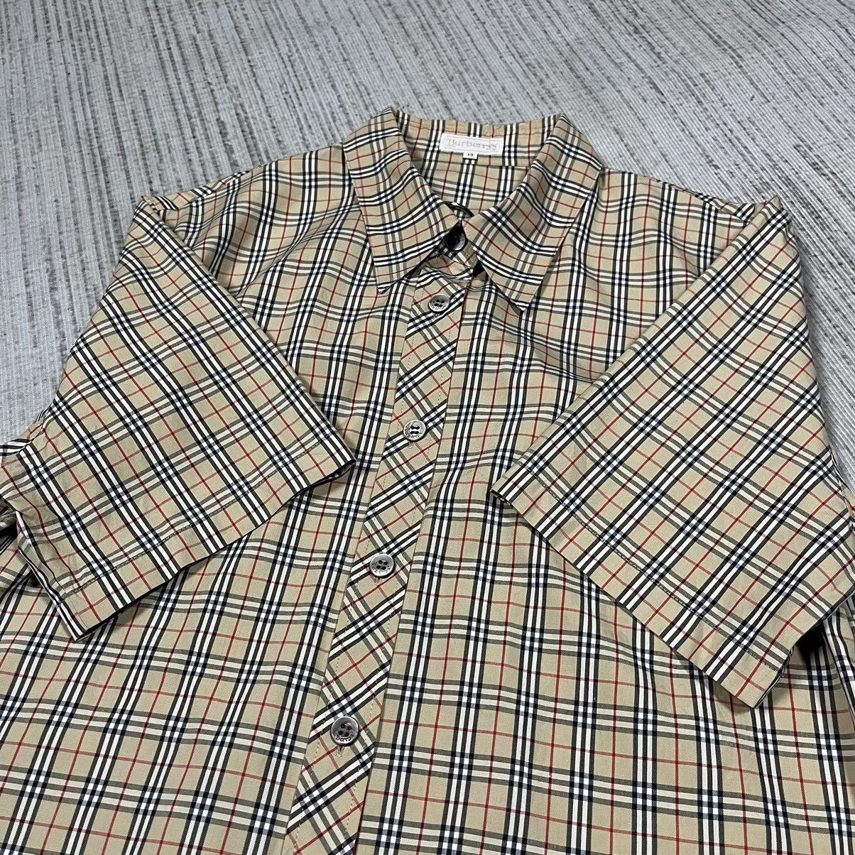 Burberry × Vintage Vintage Burberrys Nova Check button up shirt Size M / US 6-8 / IT 42-44 - 11 Thumbnail