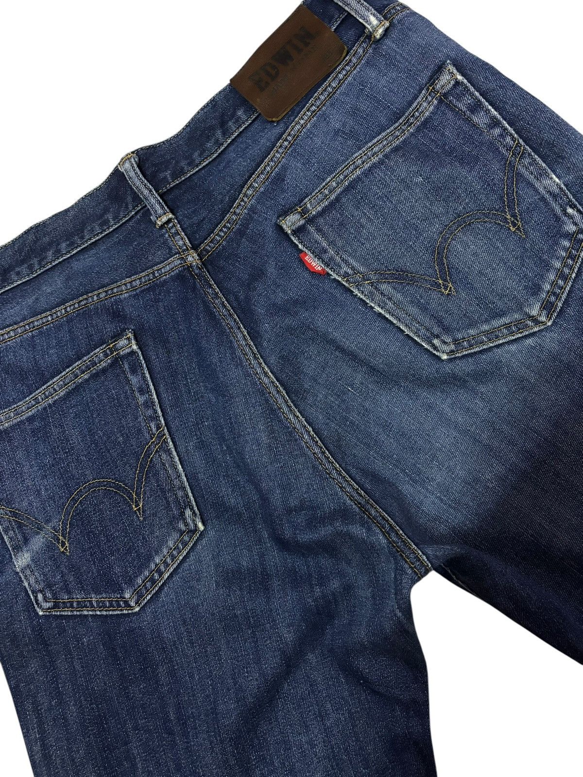 Edwin Vtg Edwin Japan 503 Distressed Jeans Size US 34 / EU 50 - 6 Thumbnail