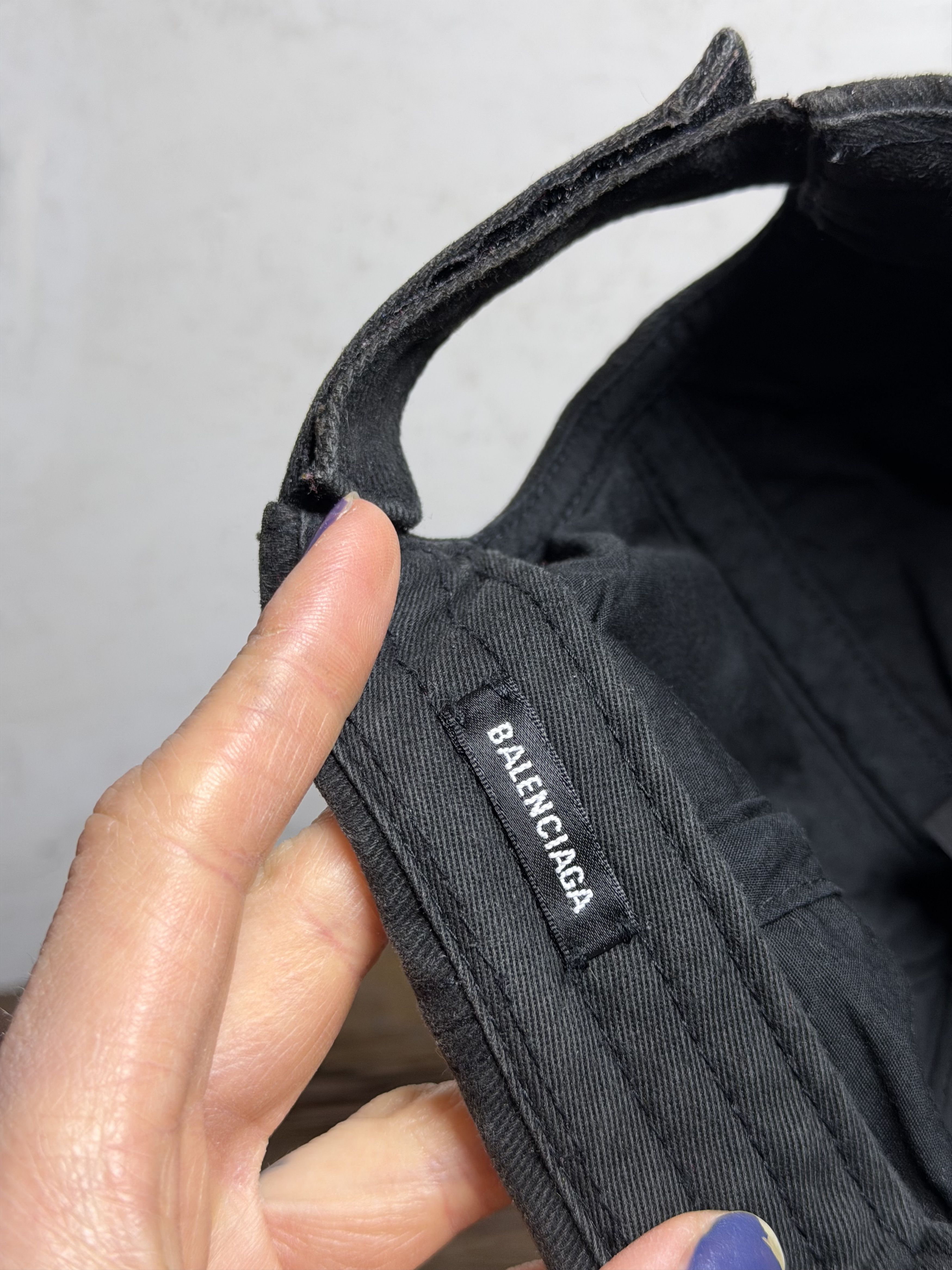 Balenciaga Balenciaga Logo Baseball Cap Size ONE SIZE - 7 Thumbnail