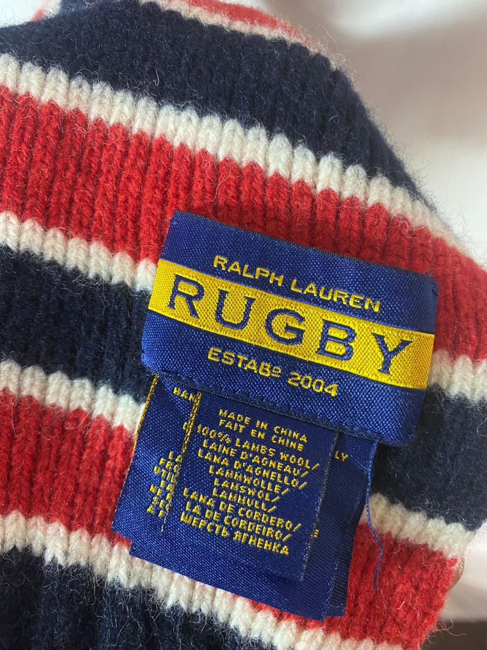 Polo Ralph Lauren × Rugby Ralph Lauren Polo Ralph Lauren rugby stripe muffler/scarf Size ONE SIZE - 5 Thumbnail