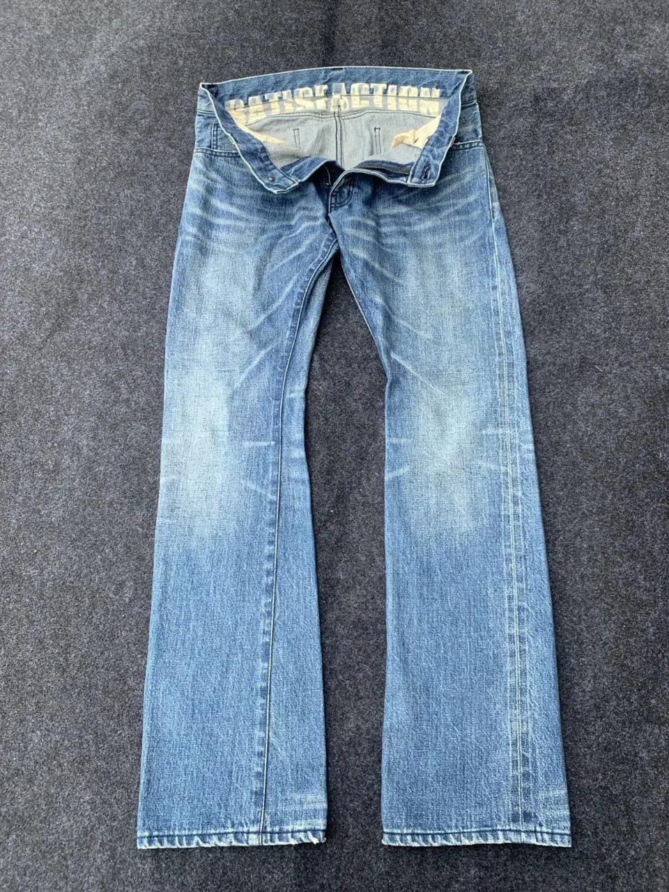 Le Grande Bleu (L.G.B.) FLARE SATISFACTION SELVEDGE LIKE PUNK STYLE. Size US 32 / EU 48 - 1 Thumbnail