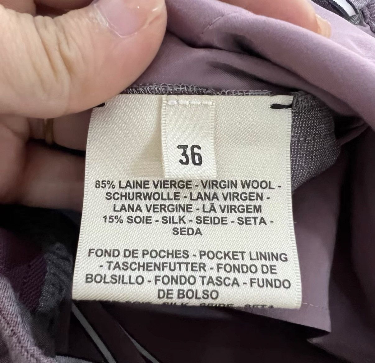Hermes Hermès Pink Purple Casual Pants J41 Size 26" / US 2 / IT 38 - 4 Thumbnail