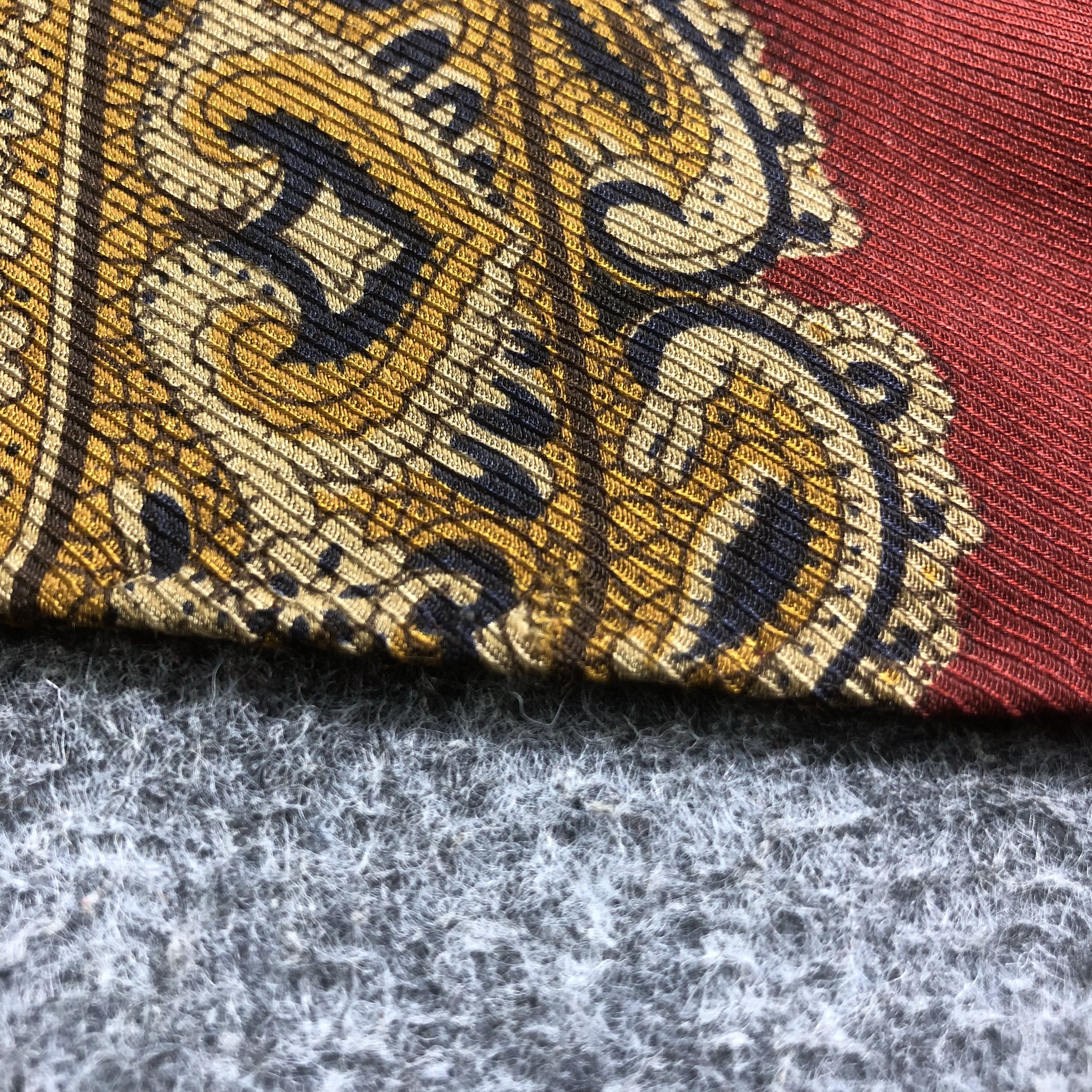 Vintage Cosimo Zannino Silk Wool Scarf Muffler Stole V1828 Size ONE SIZE - 9 Thumbnail