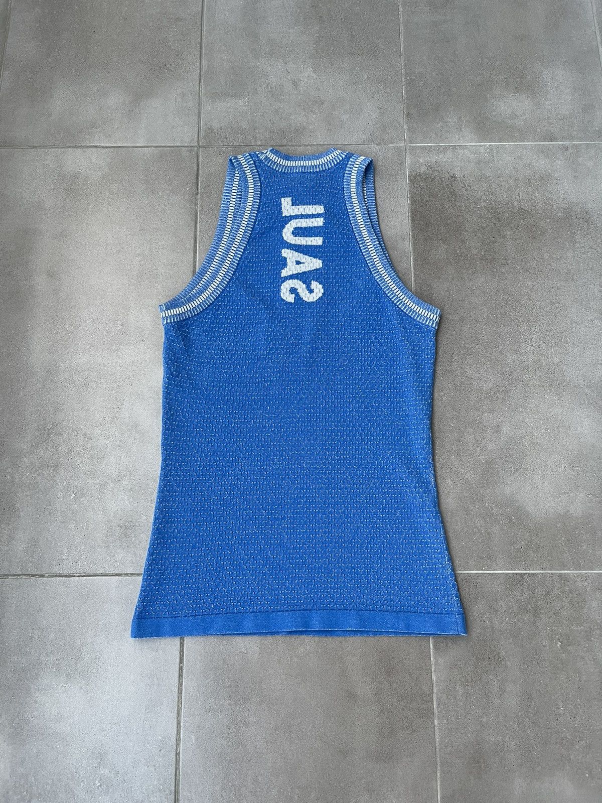 Saul Nash !DS! SS23 Saul Nash Back Logo Electric Blue Tank Top Size US S / EU 44-46 / 1 - 10 Thumbnail
