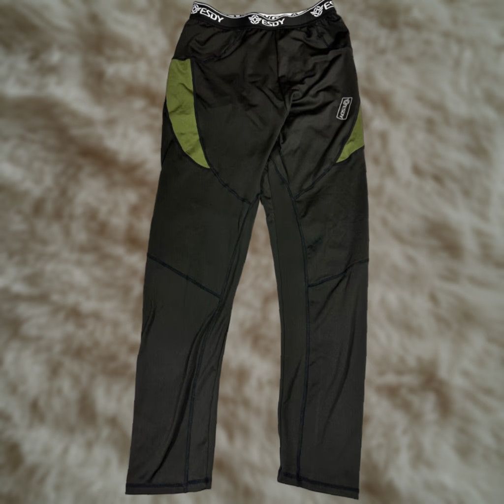 Vintage Esdy Mens Thermal Pants Activewear Brown M Long Johns Size US 31 - 1 Thumbnail