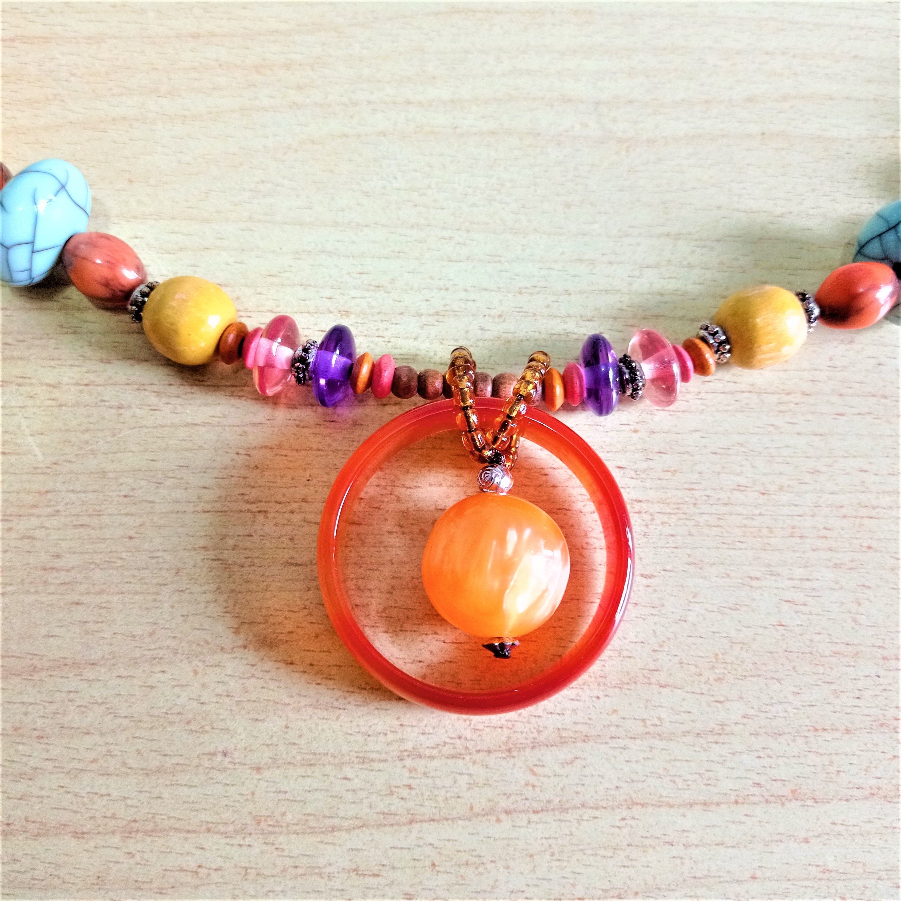 Designer × Vintage Vintage Custom Boho Oversize Ring Avant Garde Necklace Rave Size ONE SIZE - 3 Thumbnail