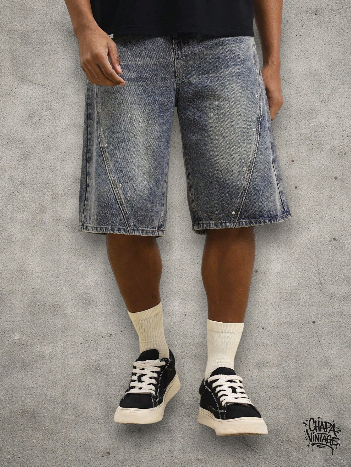 Vintage Washed relaxed denim shorts Size US 32 / EU 48 - 1 Thumbnail