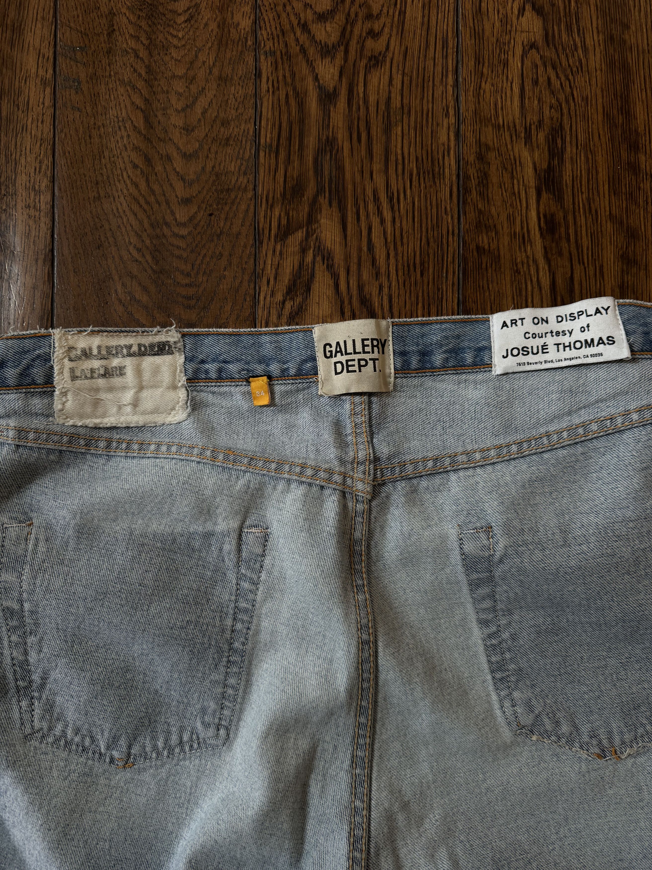 Gallery Dept. 1/1 Blue Gallery Dept Flare Denim Size US 34 / EU 50 - 12 Thumbnail