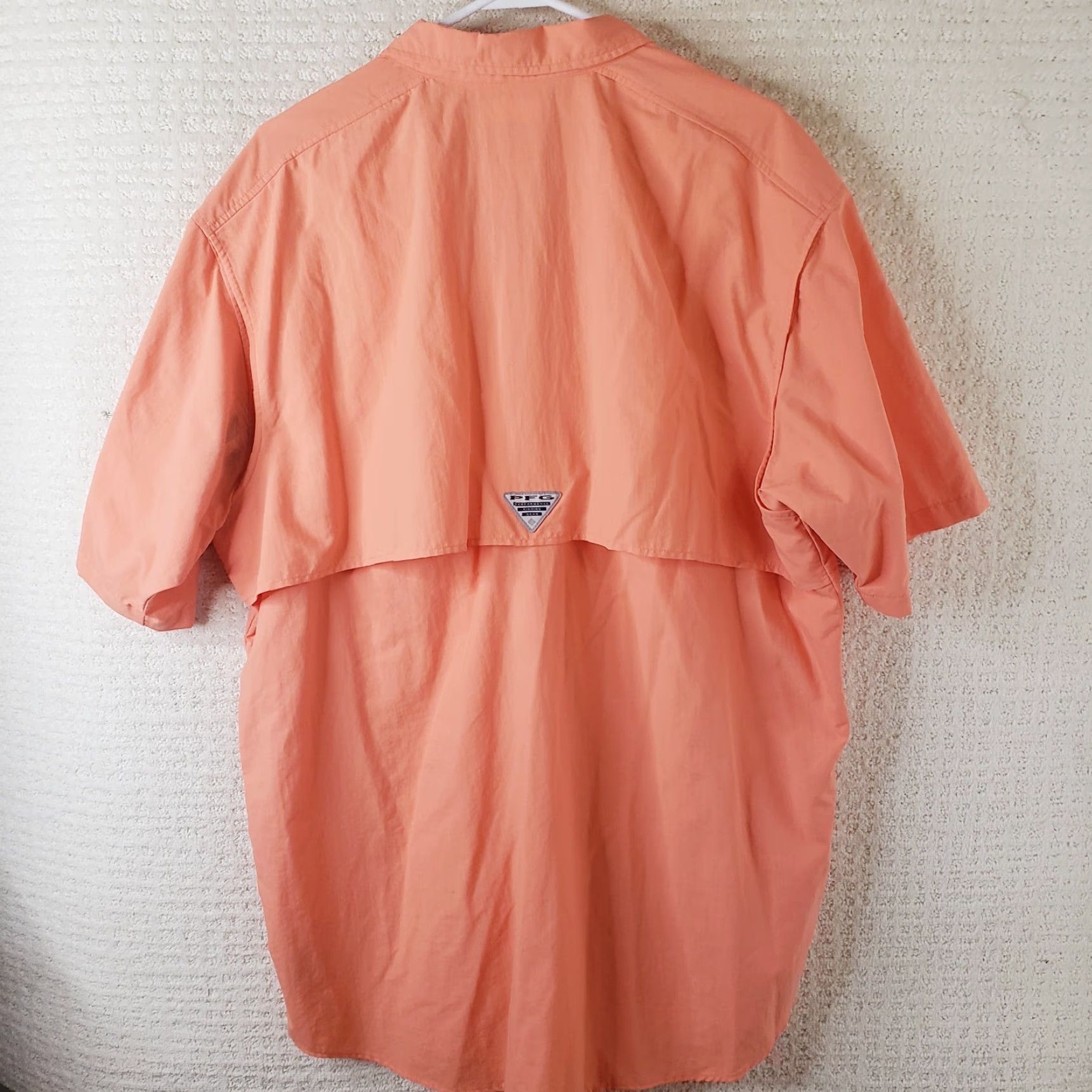 Vintage Columbia PFG Men 2XT Coral Fishing SS Shirt Button-Down UPF 30+ Outdoor Camp Shirt Size US XXL / EU 58 / 5 - 7 Thumbnail
