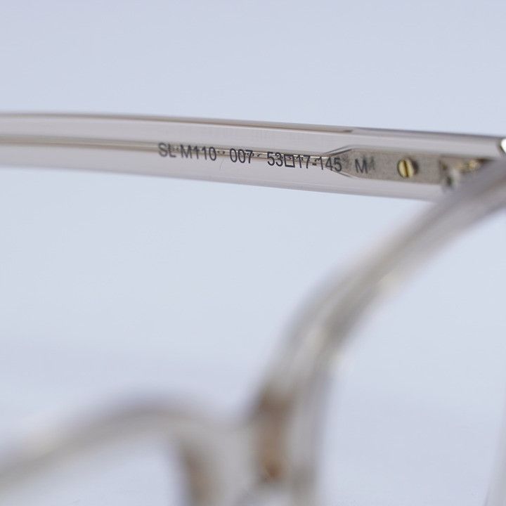 Saint Laurent Paris Saint Laurent SLM110 007 Eyeglasses Transparent Nude 53mm Size ONE SIZE - 8 Thumbnail