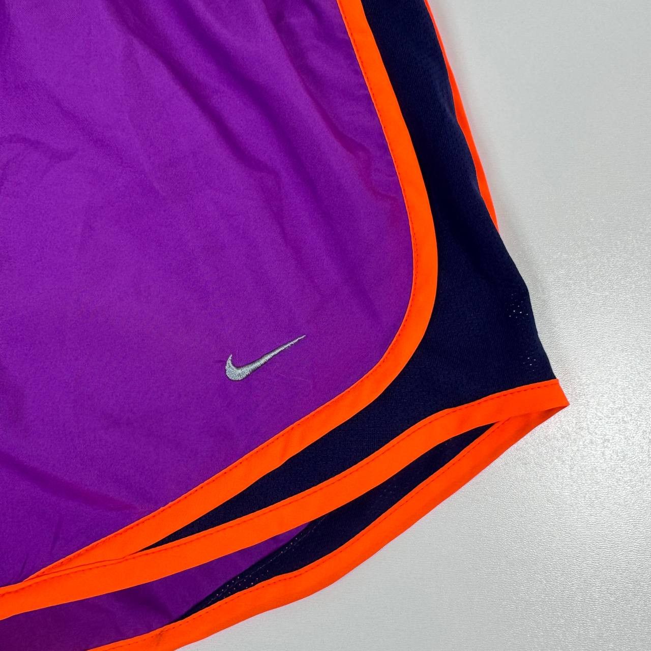 Nike Nike Dri-Fit Running Shorts Womens Purple 455704-505 Size L Size 37" - 2 Thumbnail