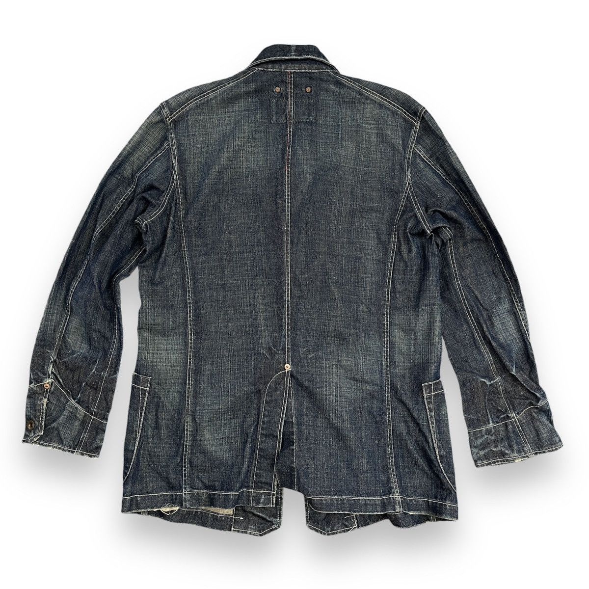 Levi's × Levi's Made & Crafted × Vintage Levis Redloop Chore Jacket Hidden Rivet Buttons Size US L / EU 52-54 / 3 - 3 Thumbnail