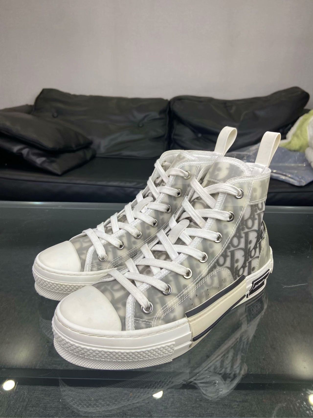 Dior Dior Hitop Sneakers us_6 Women Size US 6 / IT 36 - 1 Thumbnail