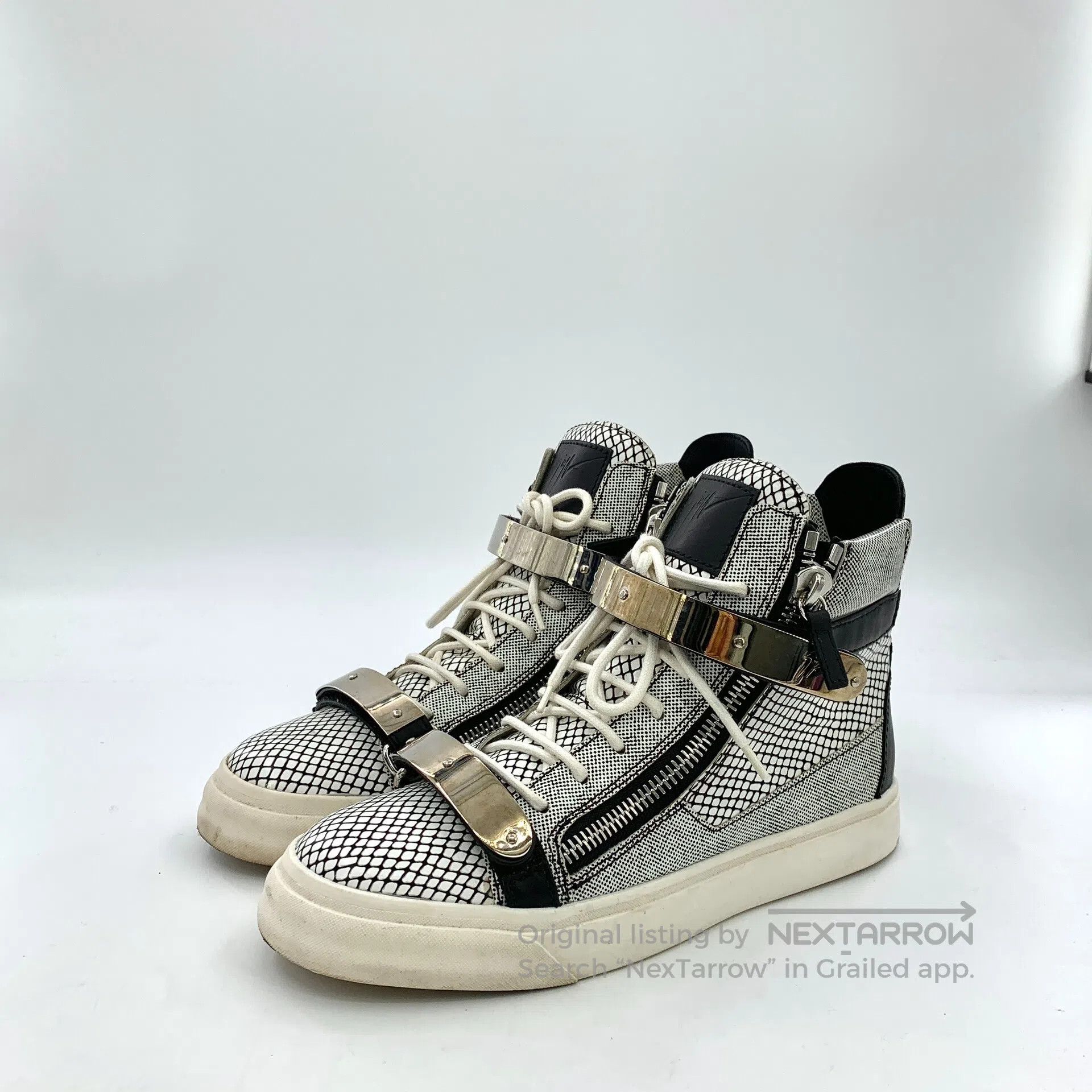 Giuseppe Zanotti Giuseppe Zanotti Colorful snake pattern double zipper desi Size US 7 / EU 40 - 1 Thumbnail