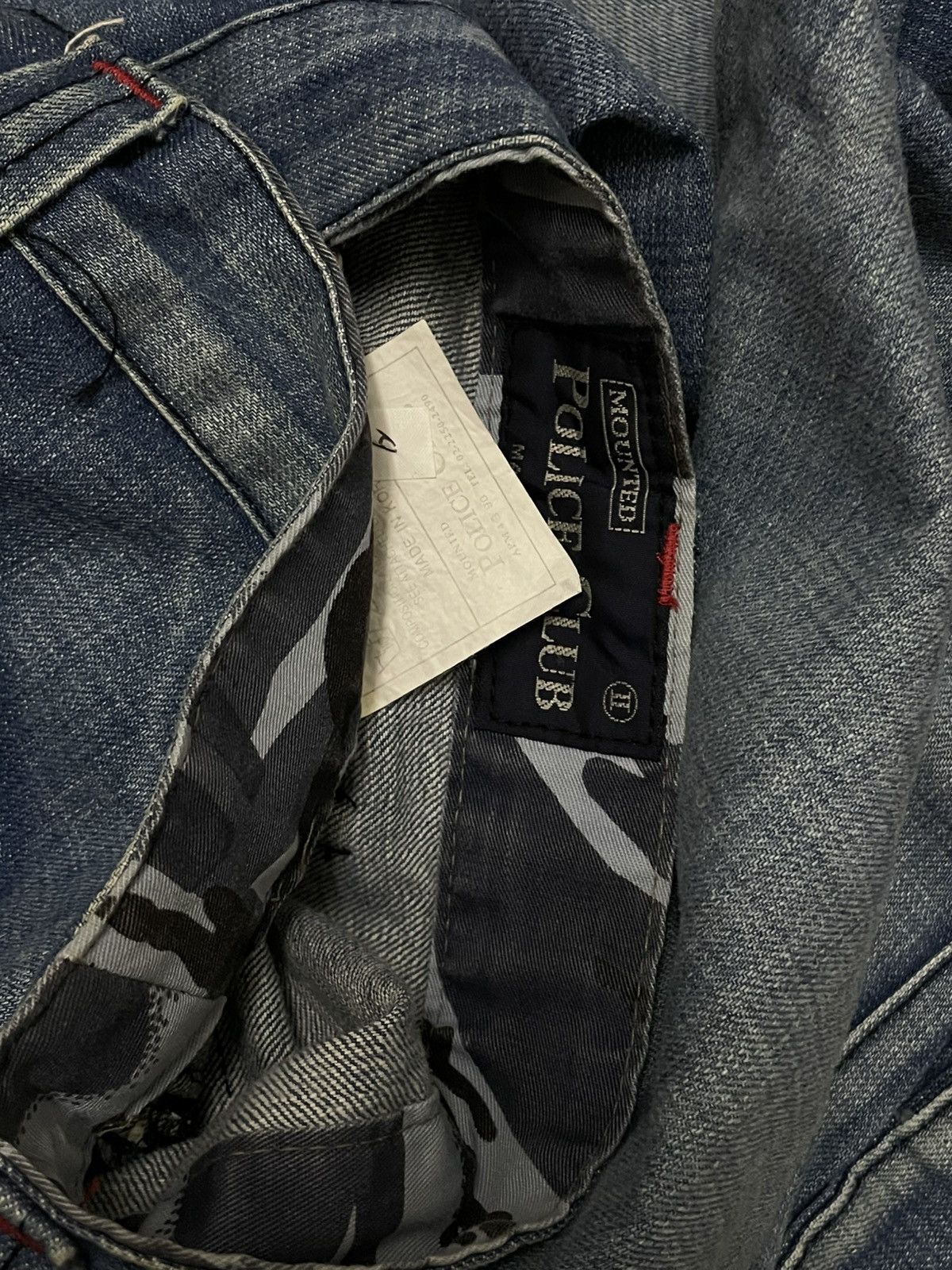 GOA MOUNTED POLICE 1990S JAPAN DESIGNER BAGGY MULTIPOCKET DENIM Size US 32 / EU 48 - 14 Thumbnail