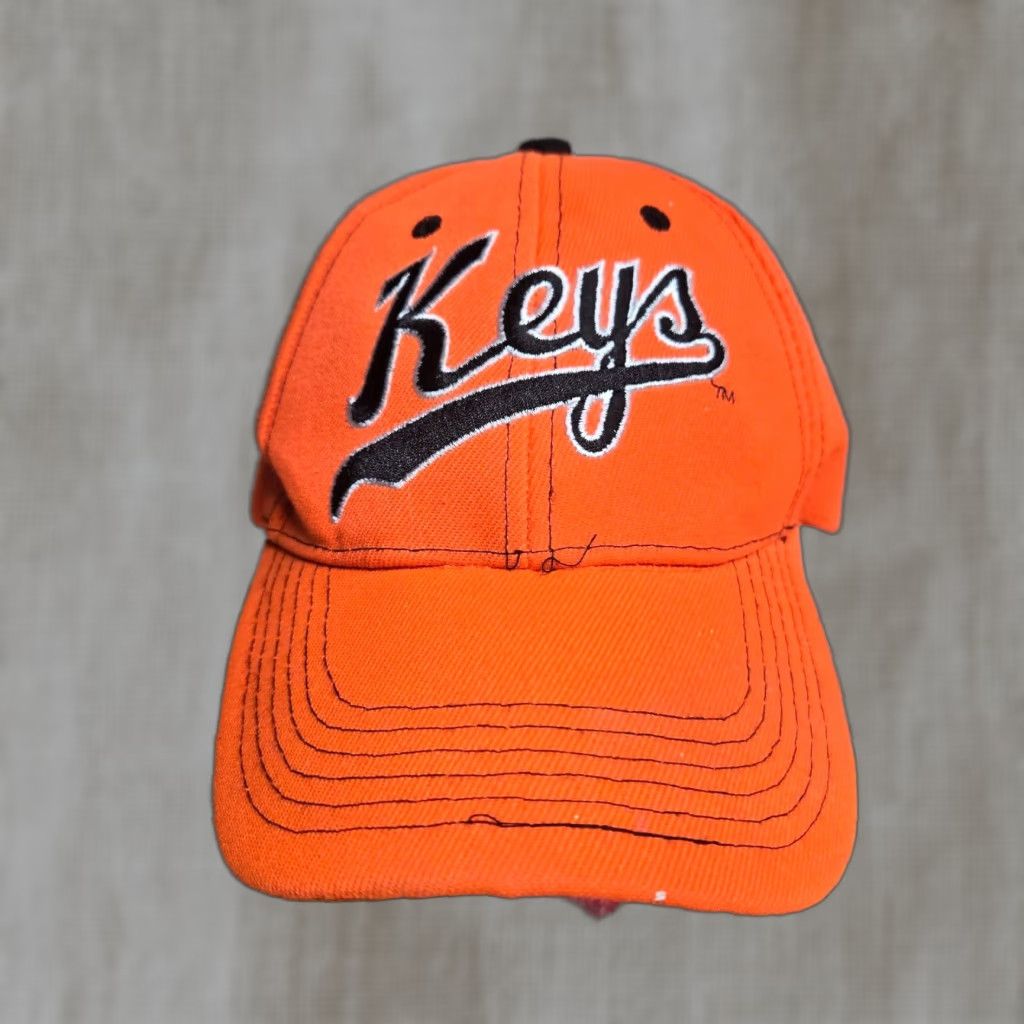 Vintage VINTAGE Florida Keys Orange Baseball Cap Adjustable Strapback Men Adult Size ONE SIZE - 1 Thumbnail