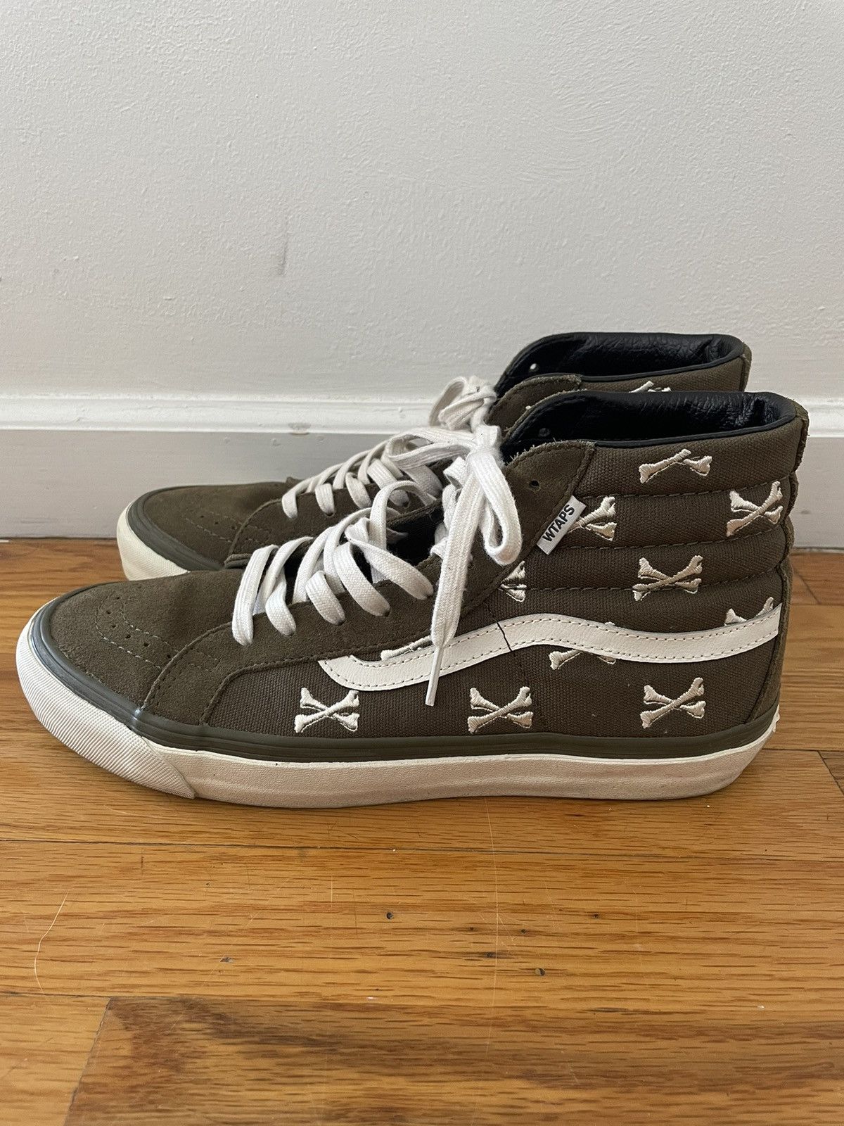 Vans Wtaps Sk 8 Hi Olive | Grailed