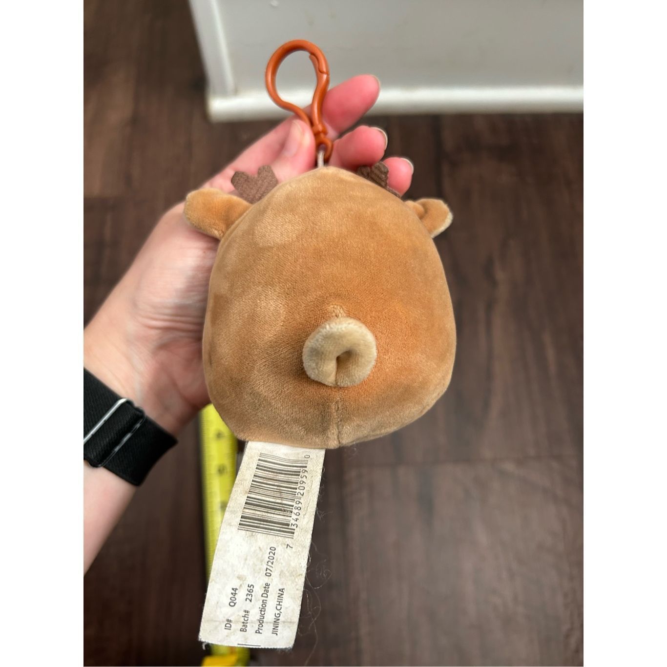 Other Squishmallows Kellytoy Clip-On Keychain 3.5” RUBY Reindeer C Size ONE SIZE - 6 Thumbnail