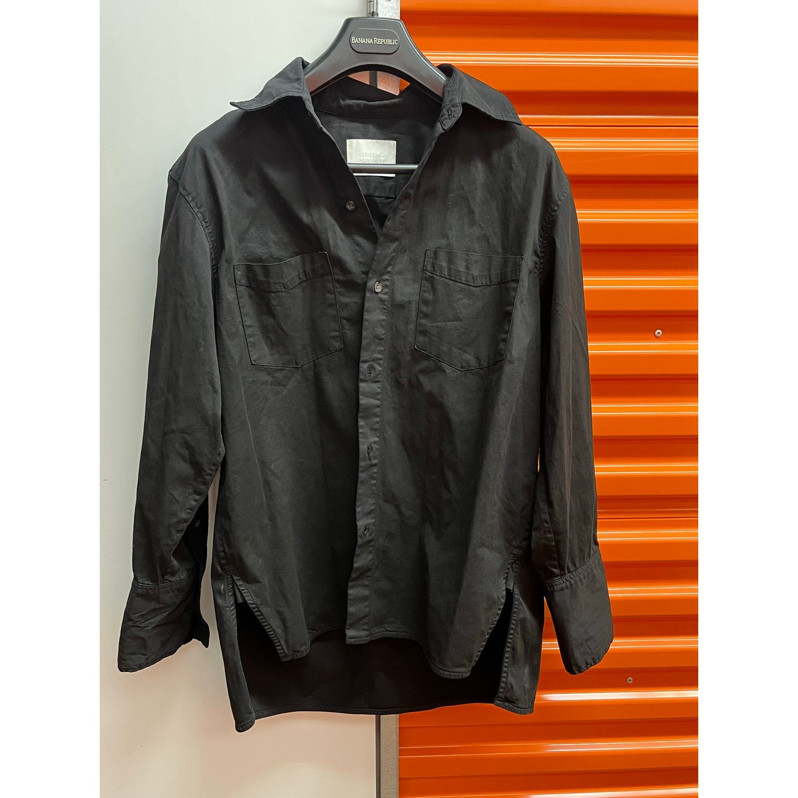 Citizens Of Humanity Citizens of Humanity - Ari Buttondown Shirt / S / Black Size S / US 4 / IT 40 - 2 Thumbnail