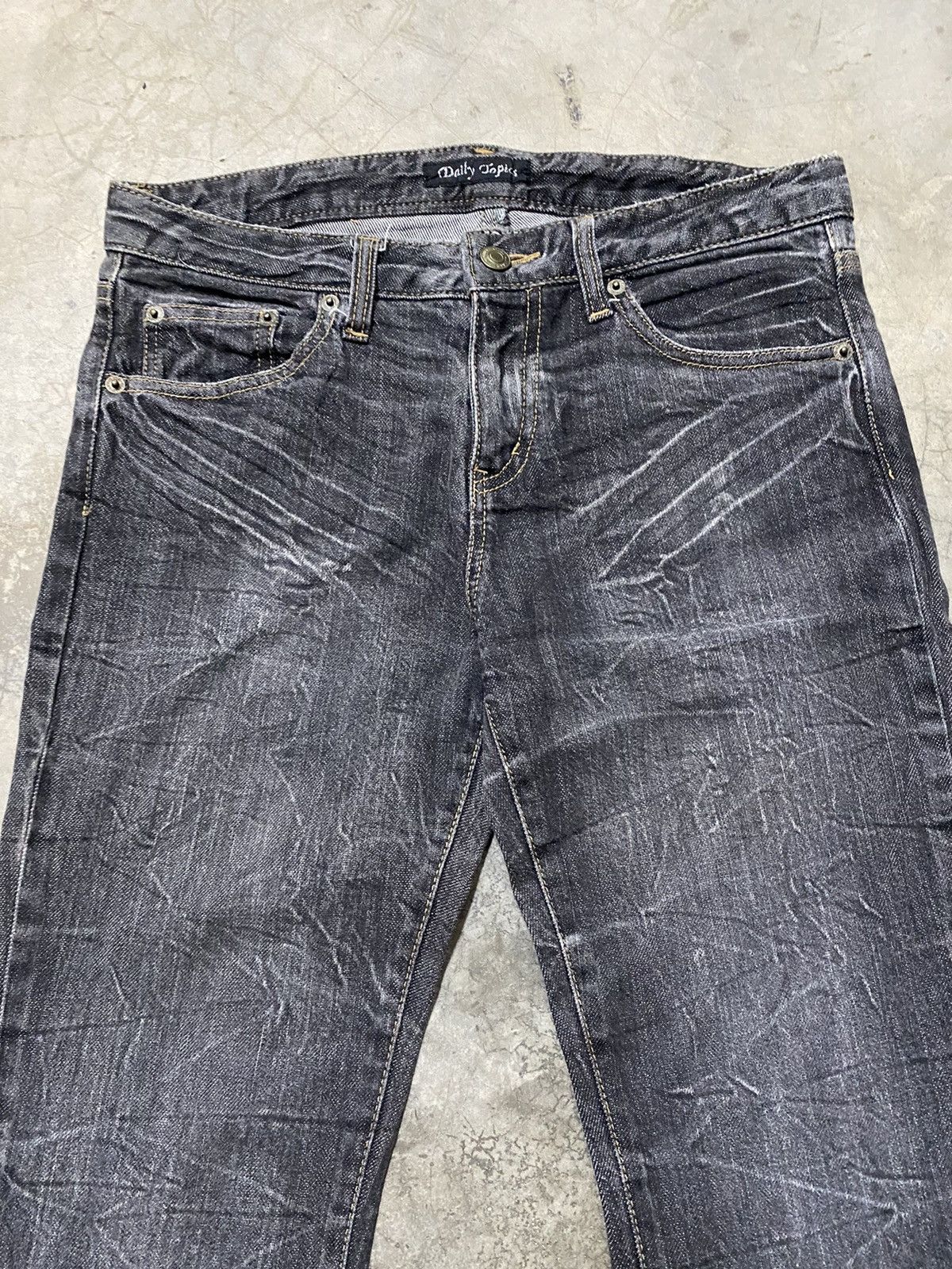 Hysteric Glamour × If Six Was Nine × Le Grande Bleu (L.G.B.) Flare Jeans Japanese Daily Topic Black Punk Jeans Size US 31 - 4 Thumbnail