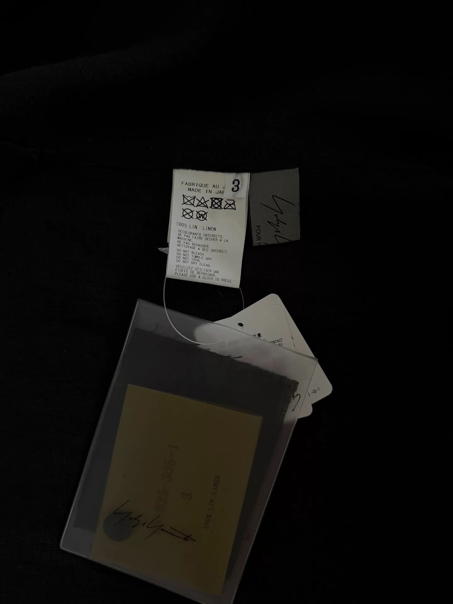 Yohji Yamamoto yohji yamamoto pour homme linen shirt. Size US M / EU 48-50 / 2 - 5 Thumbnail