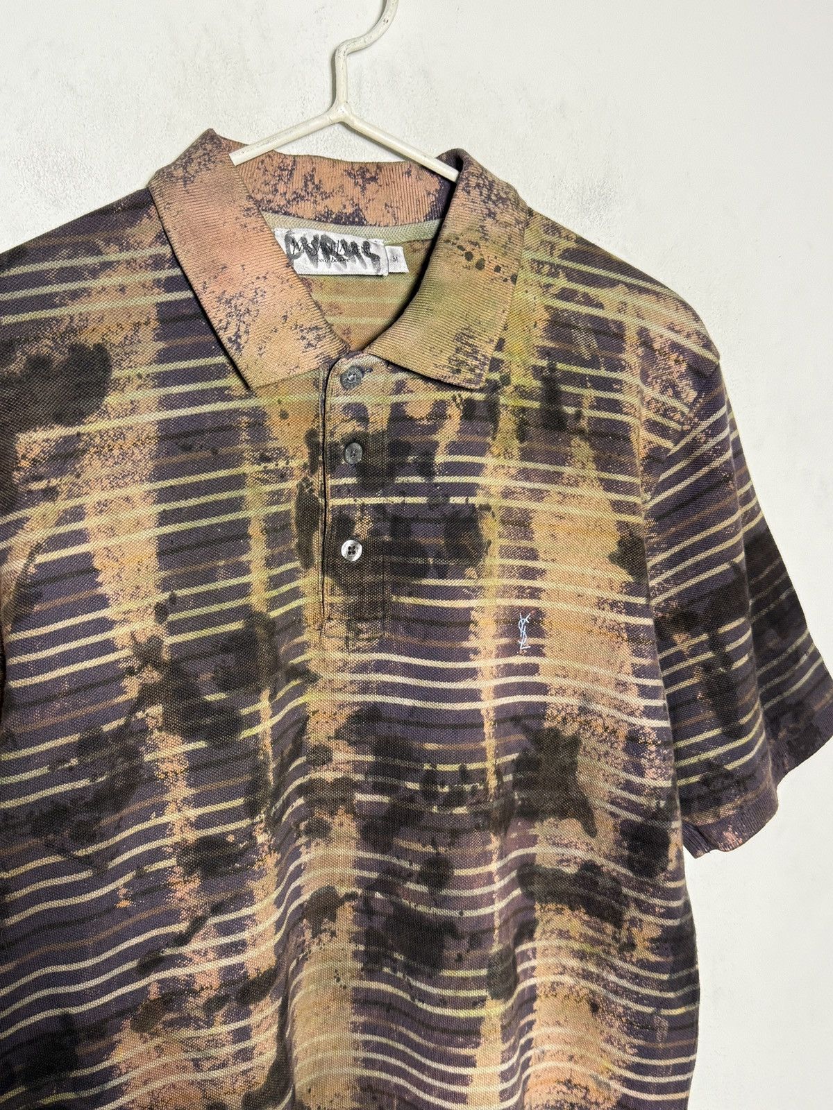 Yves Saint Laurent Vintage Yves Saint Laurent punk grunge painters polo Size US M / EU 48-50 / 2 - 3 Thumbnail