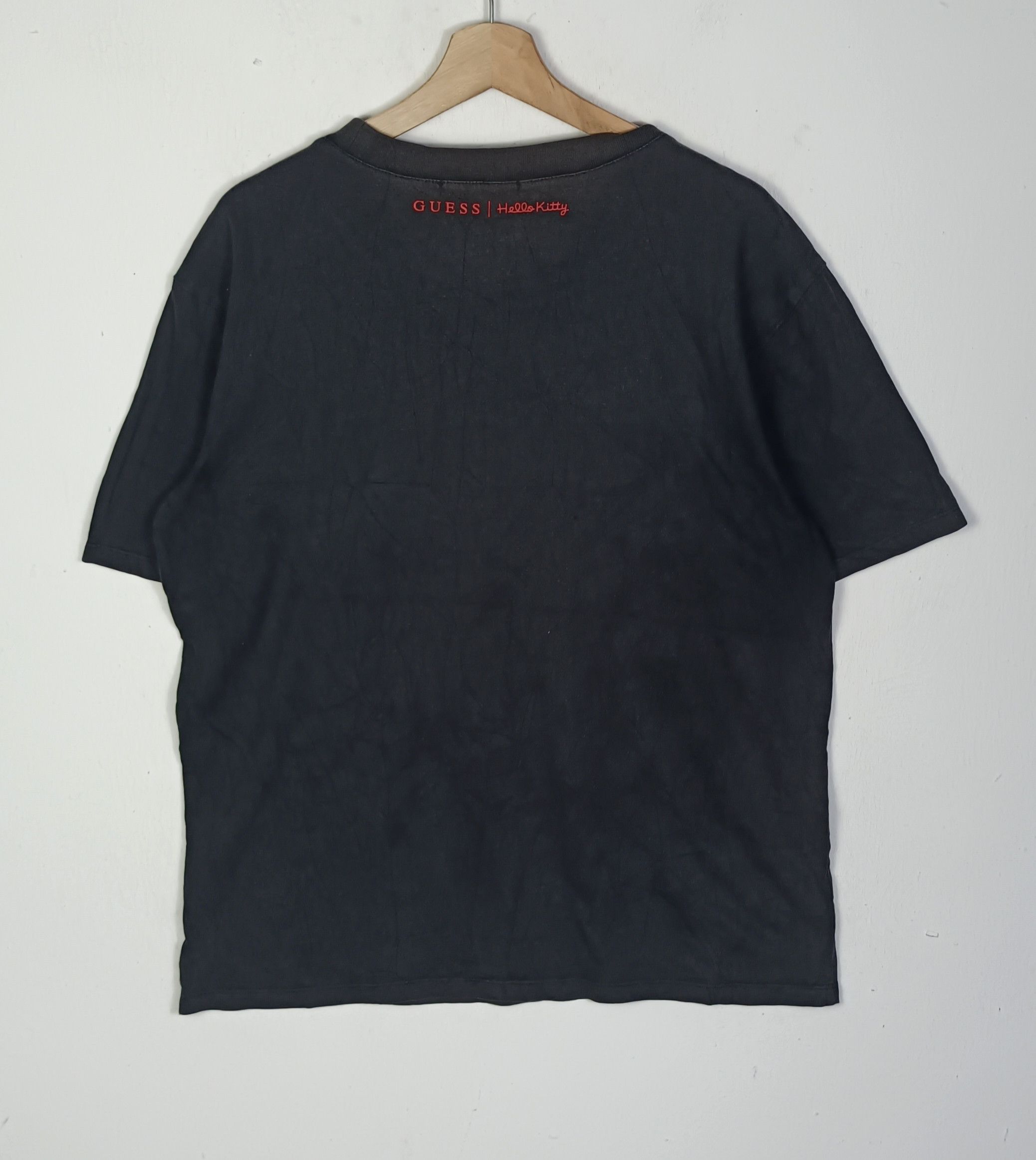 Guess Japanese Collabrate Hello Kitty Short Sleeve Shirt
